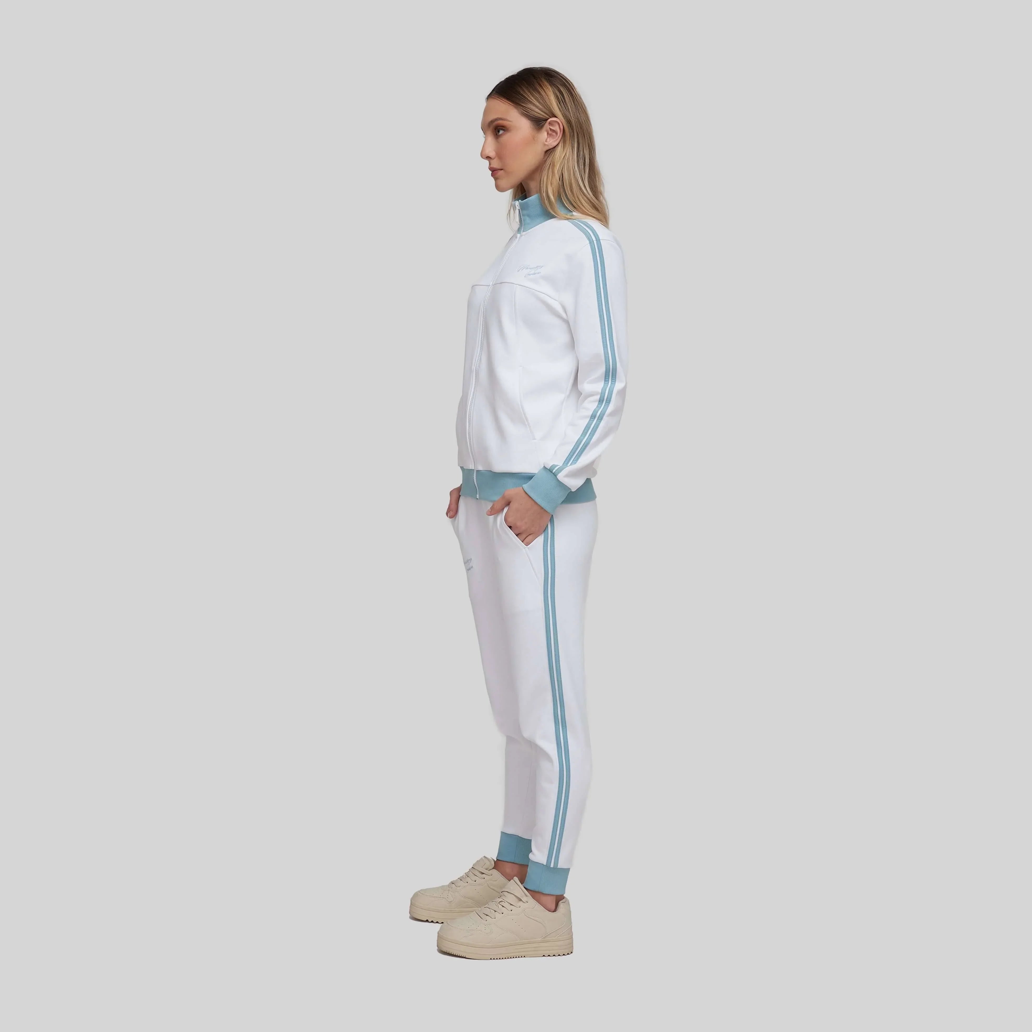 ARGOLIDA WHITE SPORT TROUSERS - Monastery