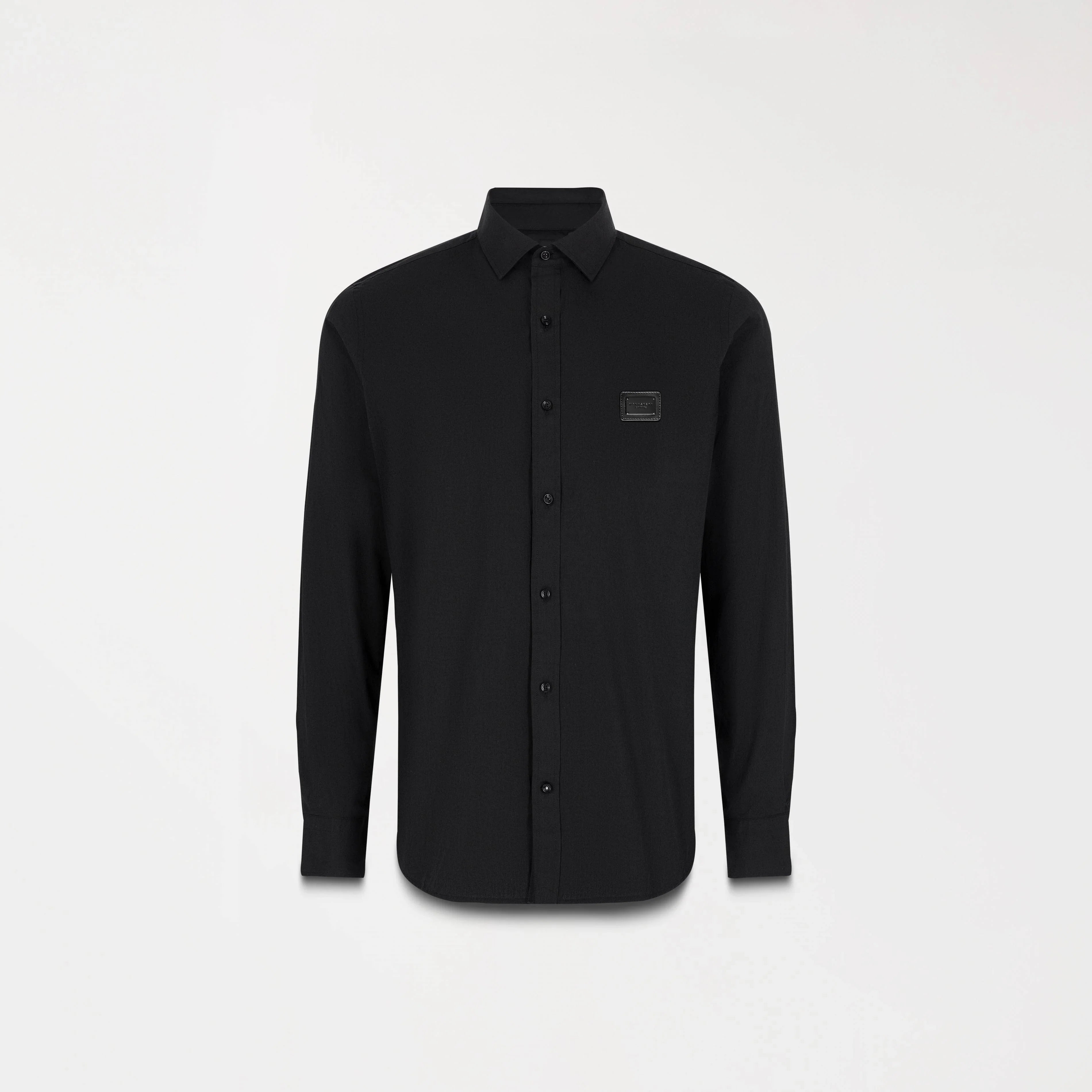 CAMISA BALLING NEGRO FRENTE - MONASTERY