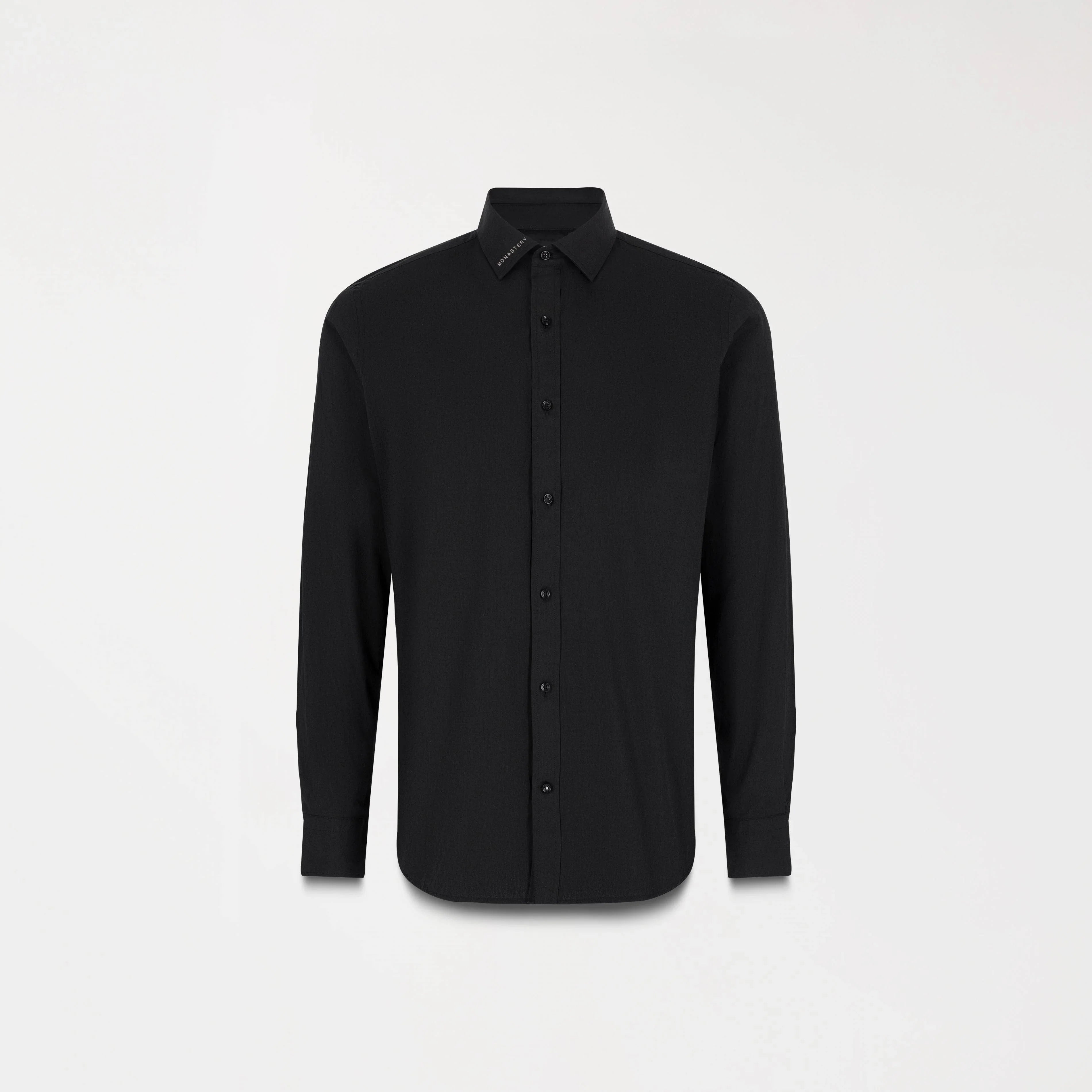 CAMISA GANTE NEGRO FRENTE - MONASTERY