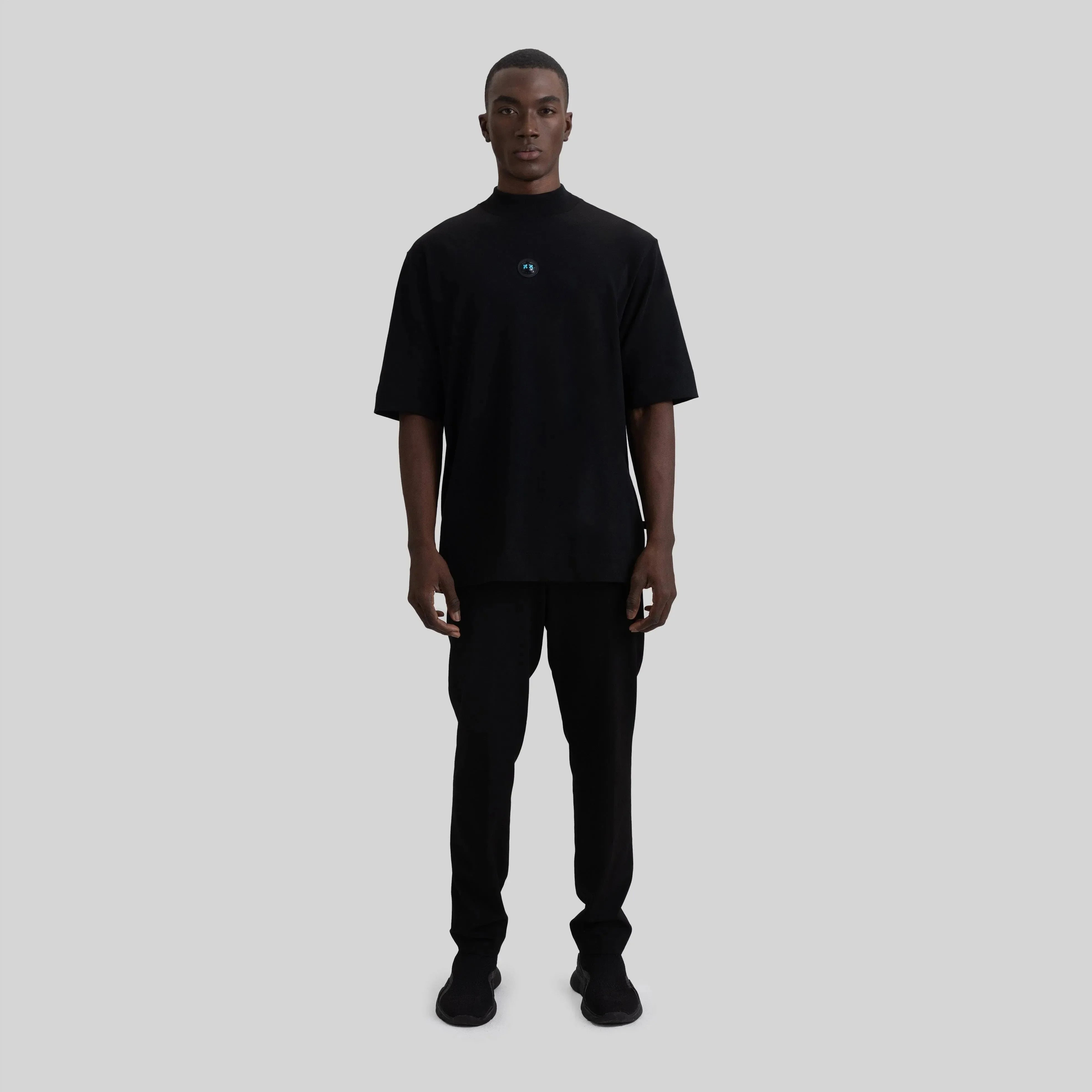 BARCHETTA T-SHIRT OVERSIZE BLACK - Monastery