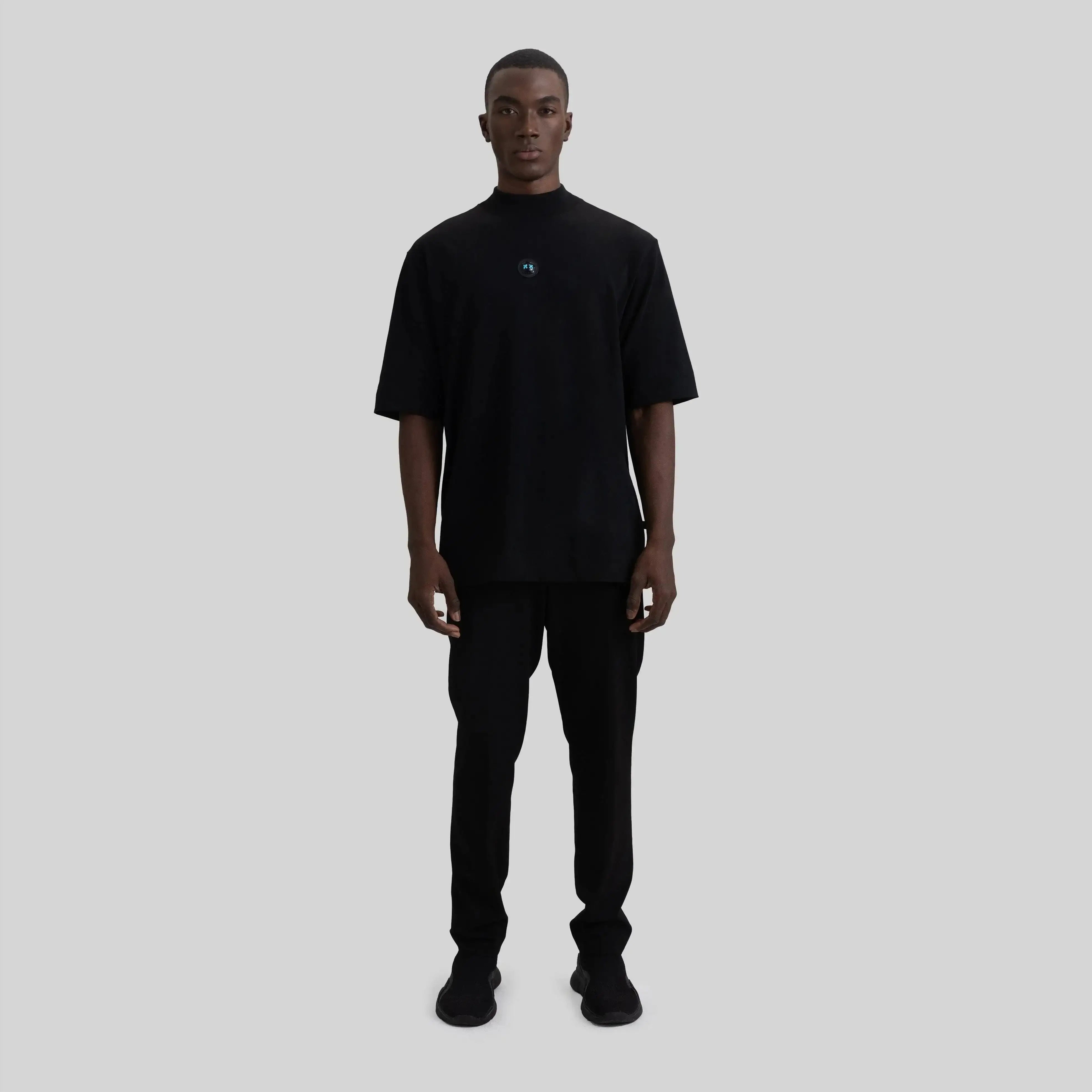 BARCHETTA T-SHIRT OVERSIZE BLACK - Monastery