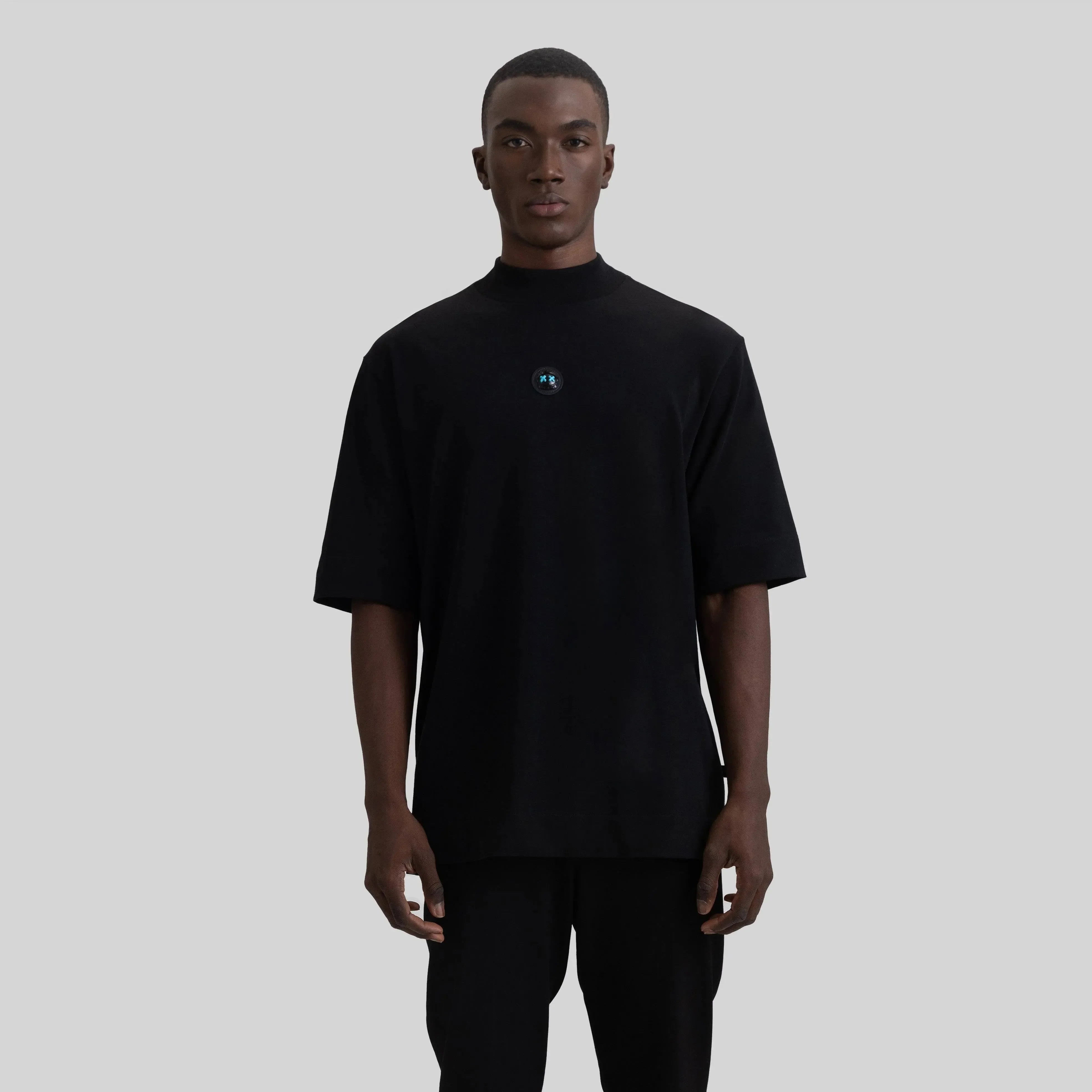 BARCHETTA T-SHIRT OVERSIZE BLACK - Monastery