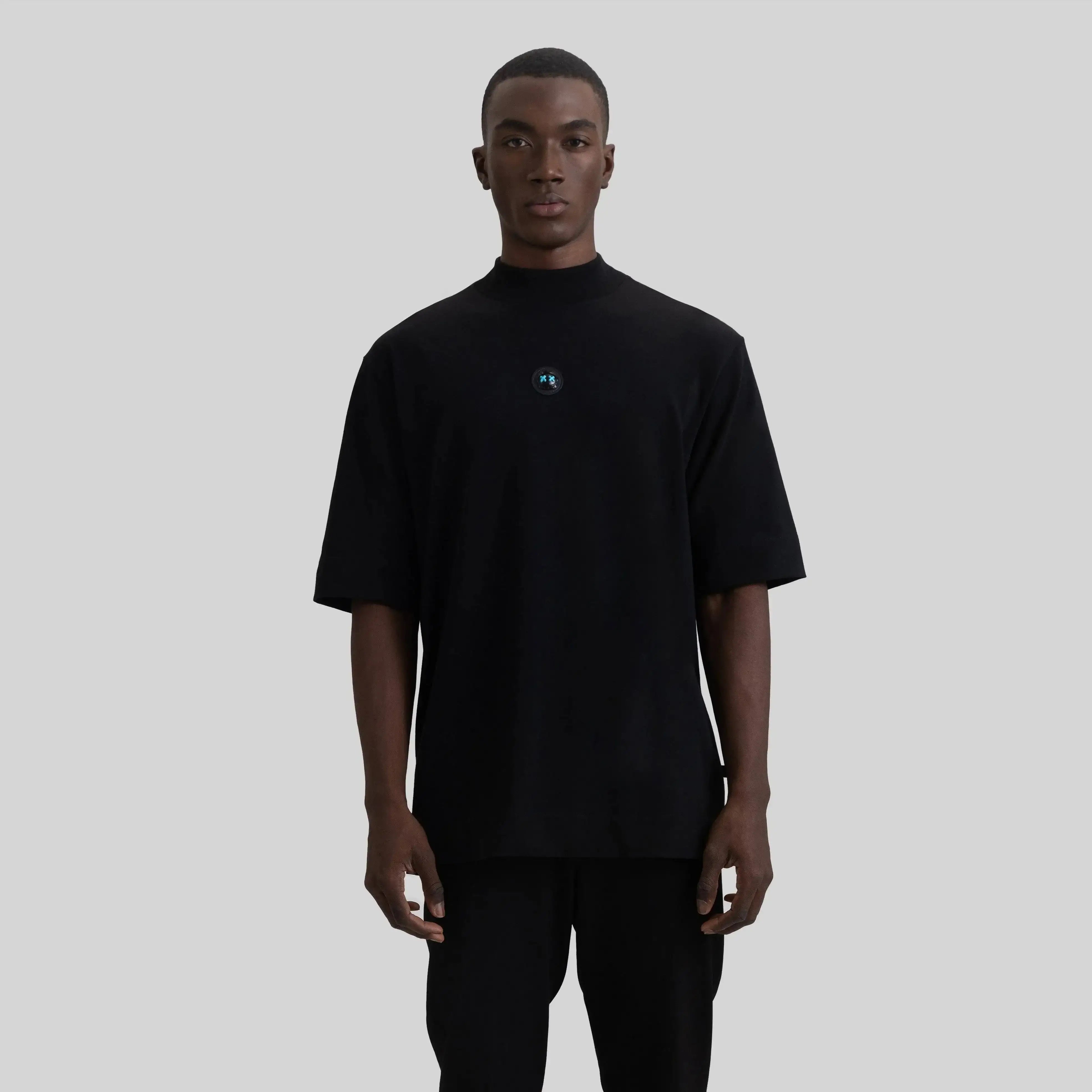 BARCHETTA T-SHIRT OVERSIZE BLACK - Monastery