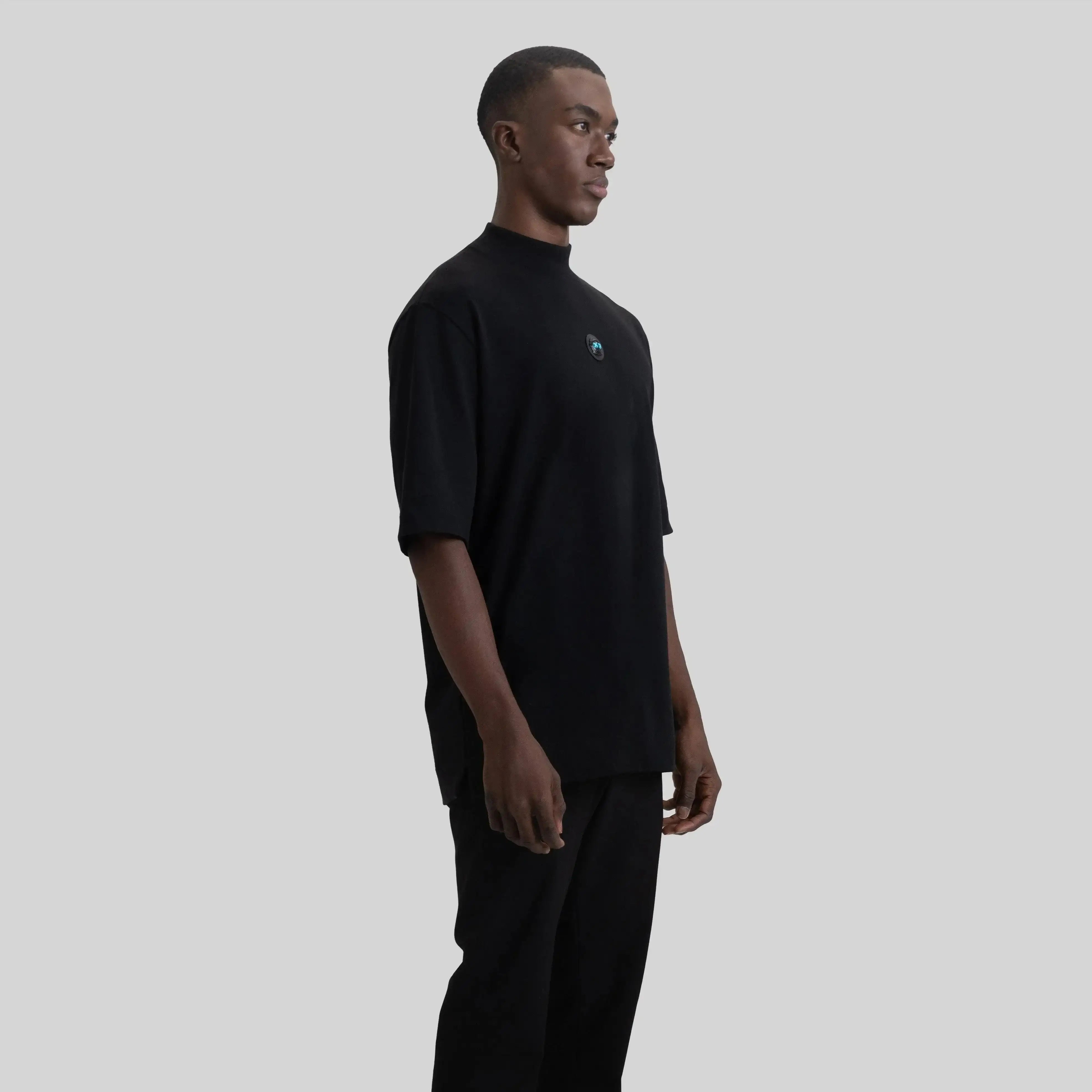 BARCHETTA T-SHIRT OVERSIZE BLACK - Monastery