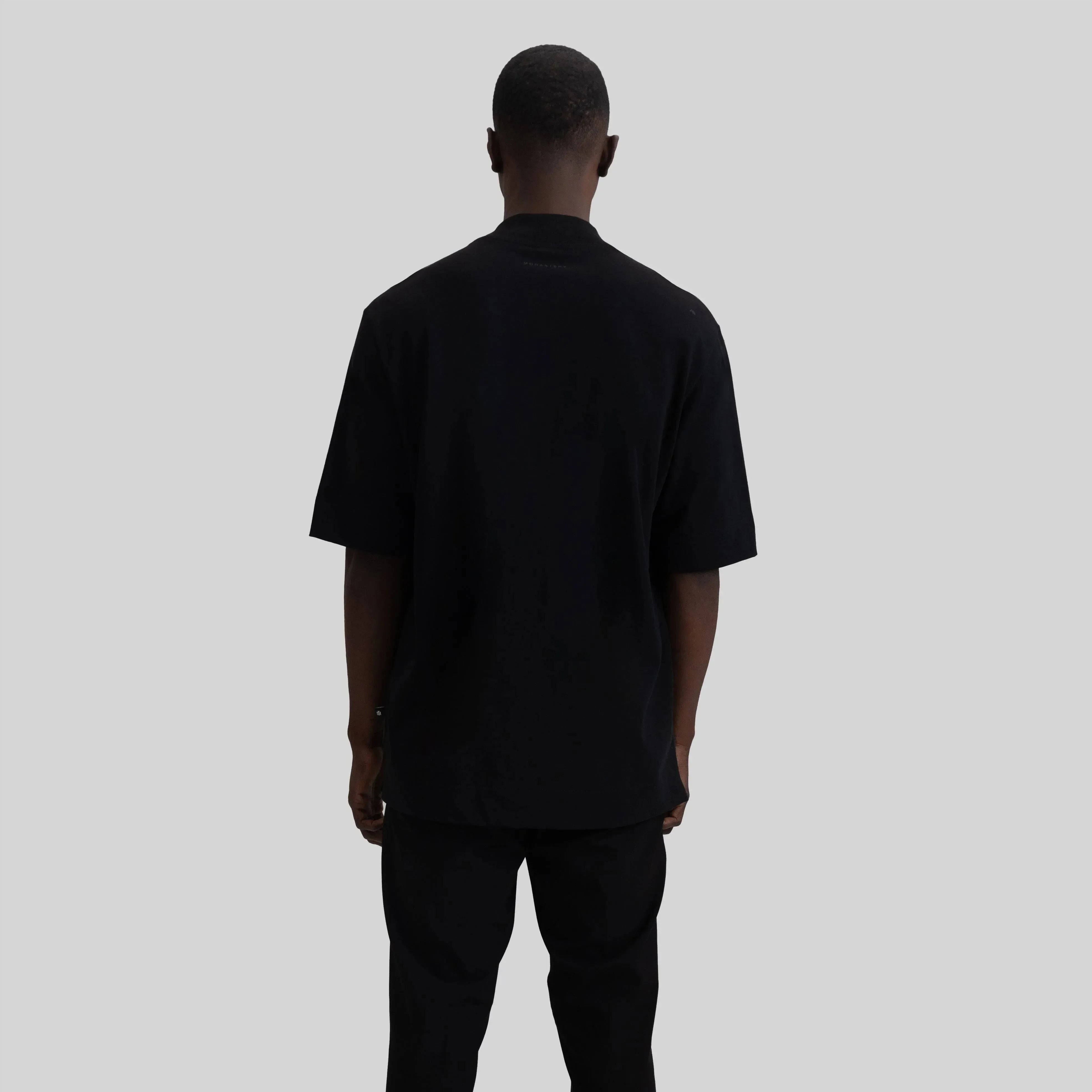 BARCHETTA T-SHIRT OVERSIZE BLACK - Monastery