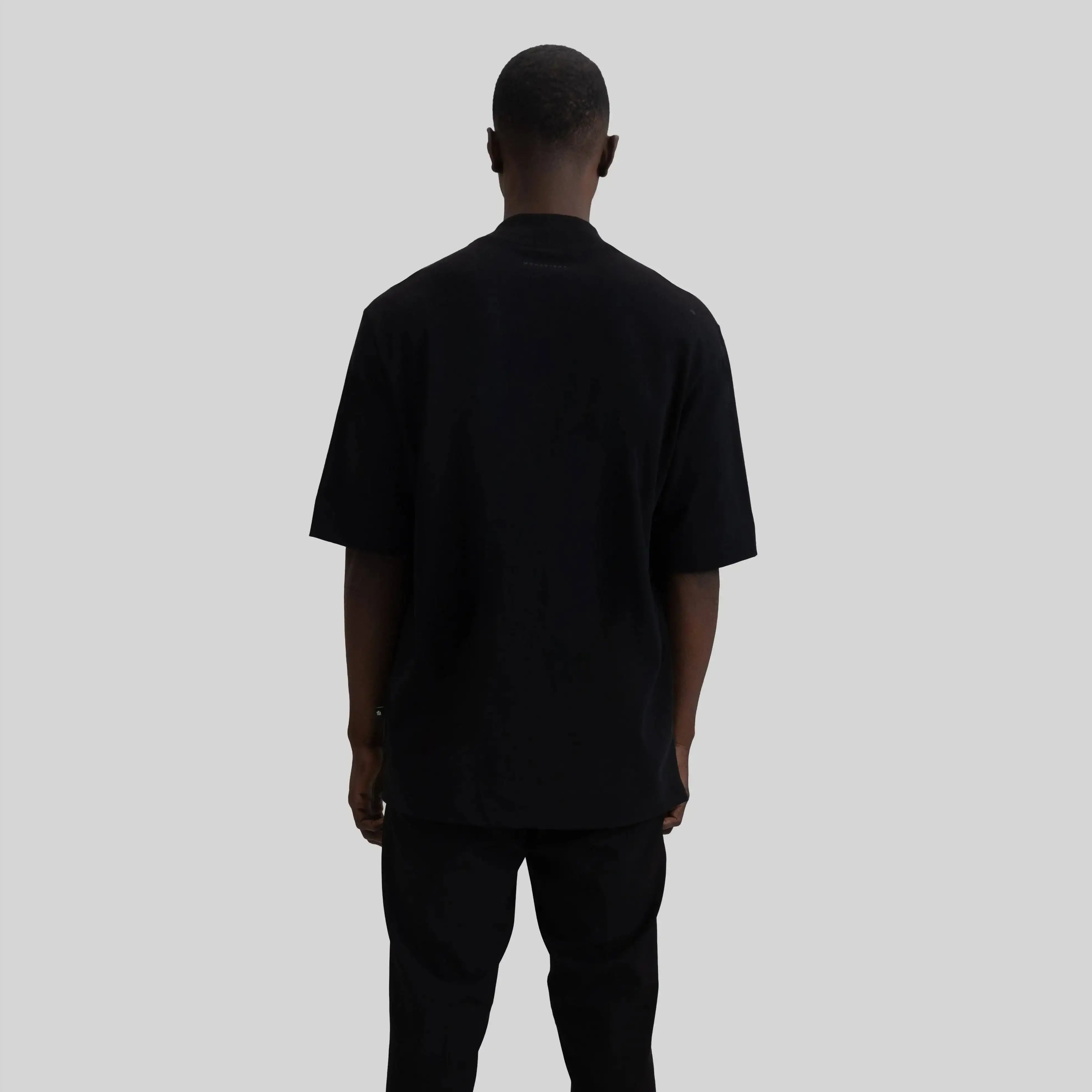 BARCHETTA T-SHIRT OVERSIZE BLACK - Monastery