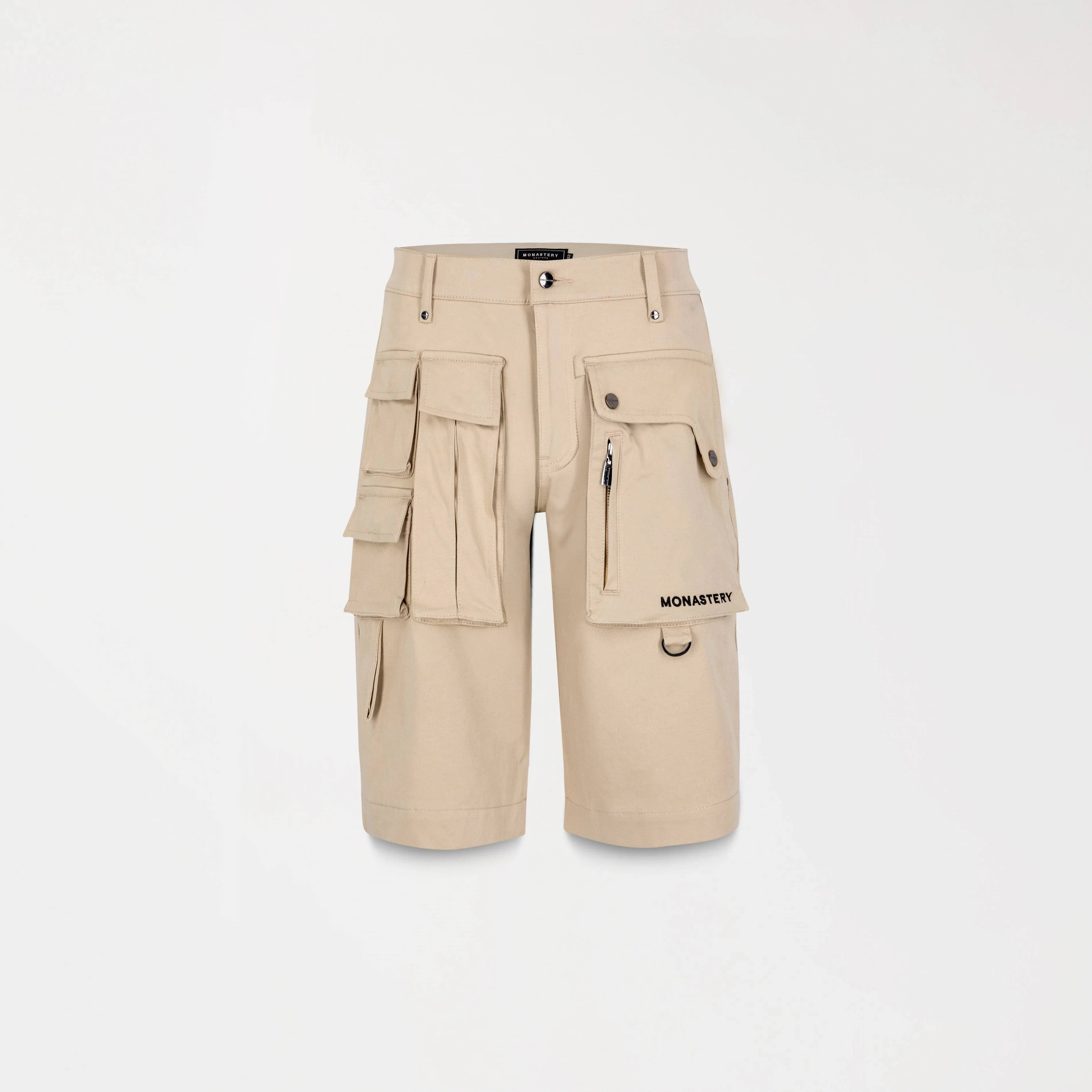 CARGO CORTO DUNCAN BEIGE FRENTE - MONASTERY