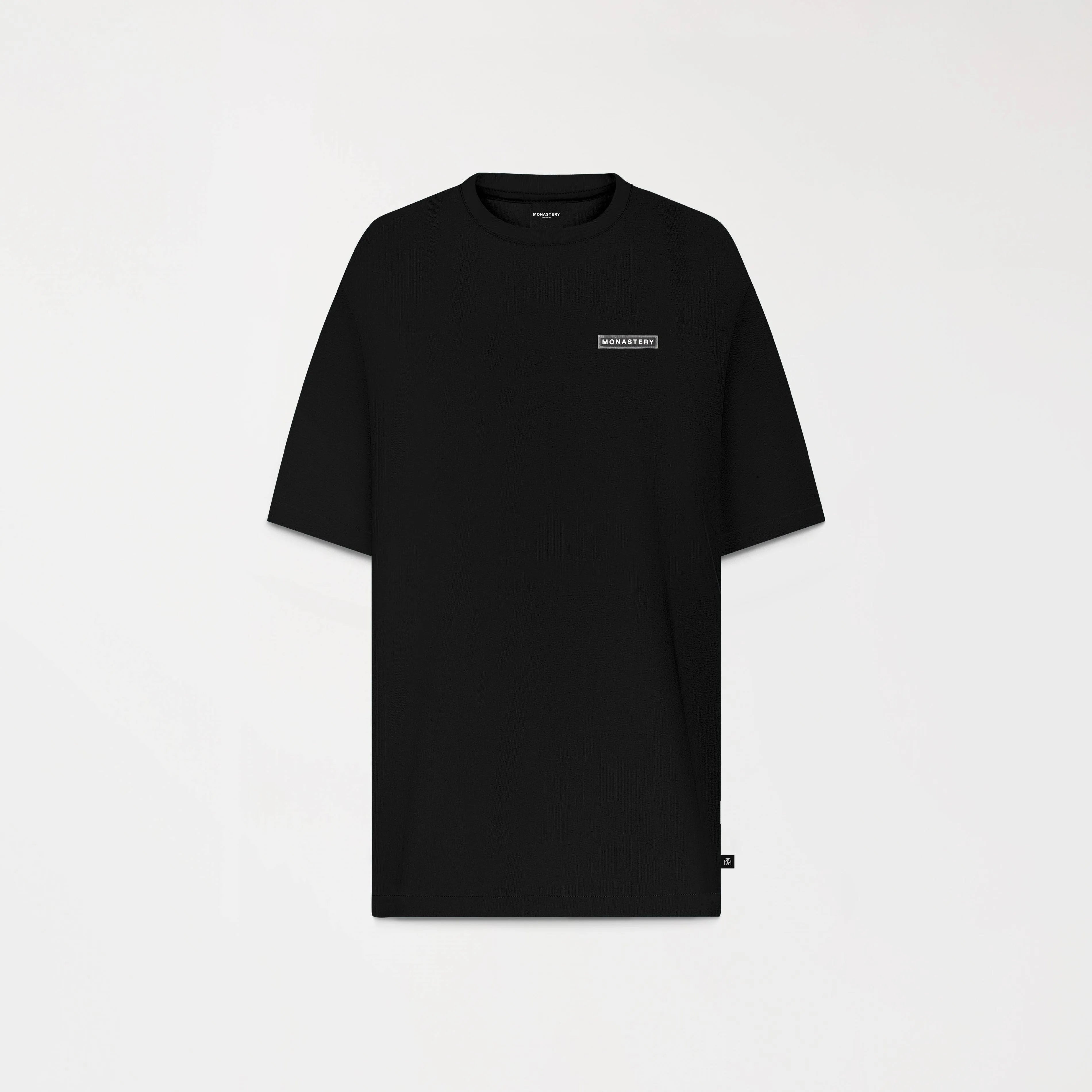 FOWLFIELD T-SHIRT OVERSIZED MEN BLACK - Monastery