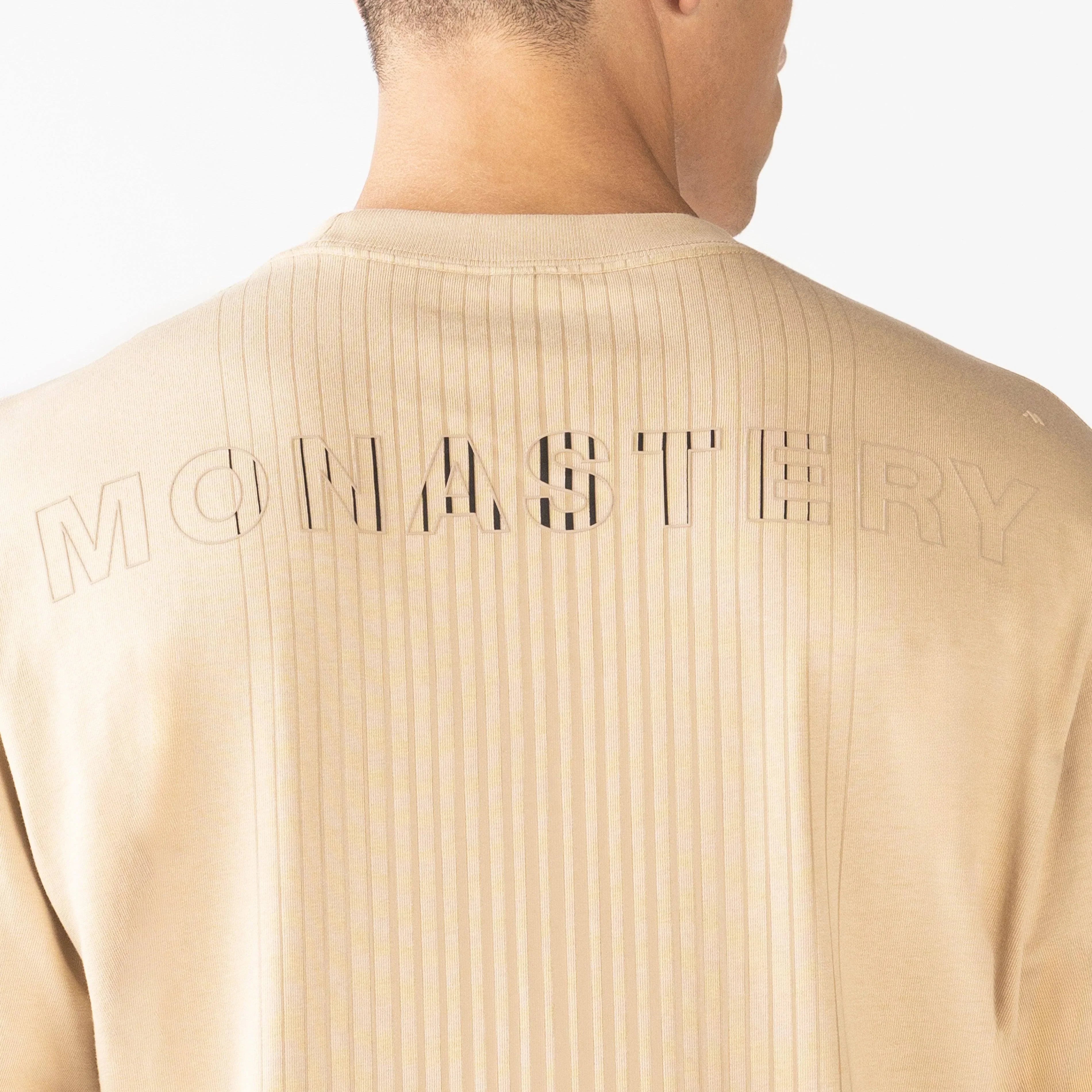 FOWLFIELD T-SHIRT OVERSIZED MEN IRISH CREAM - Monastery