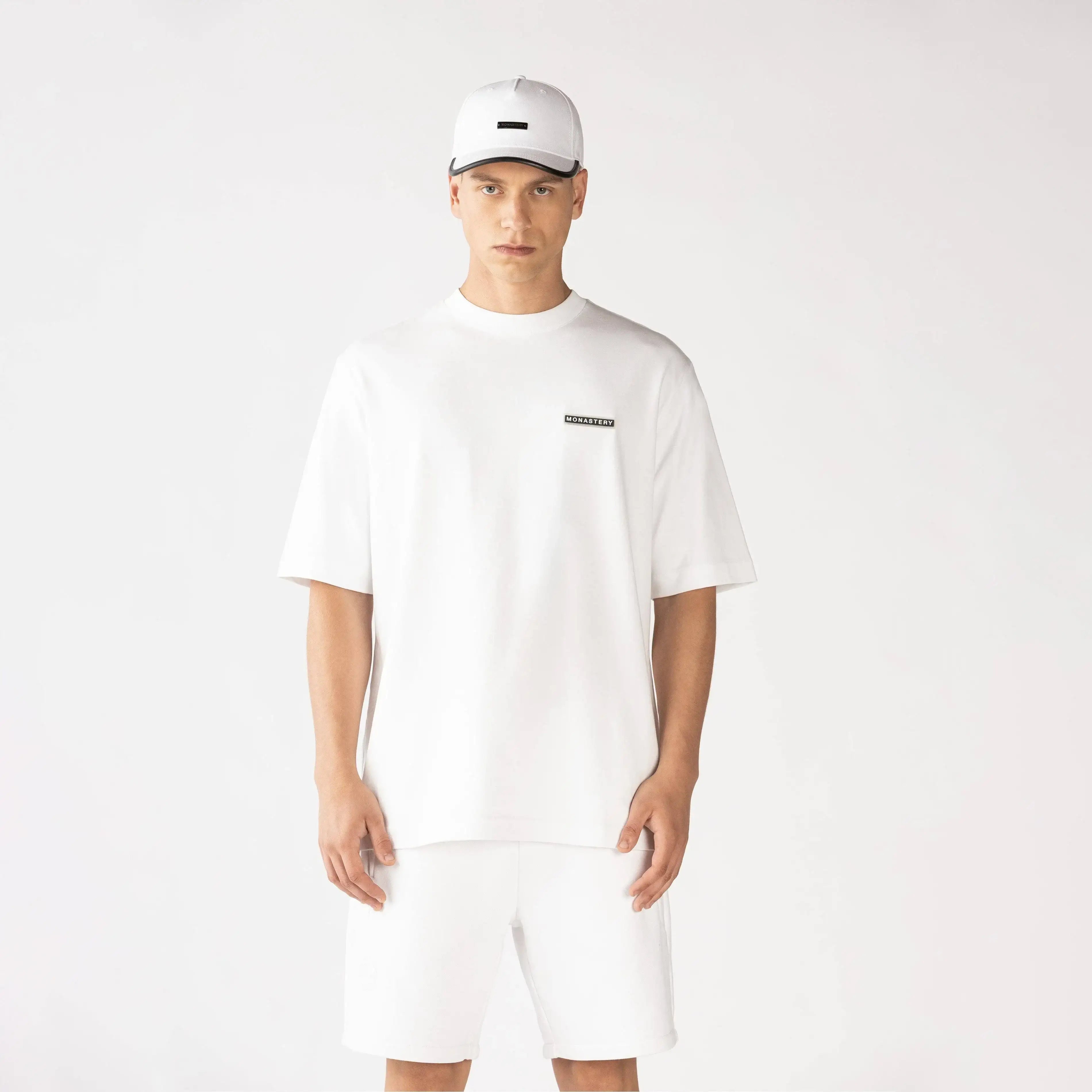 FOWLFIELD T-SHIRT OVERSIZED MEN WHITE - Monastery