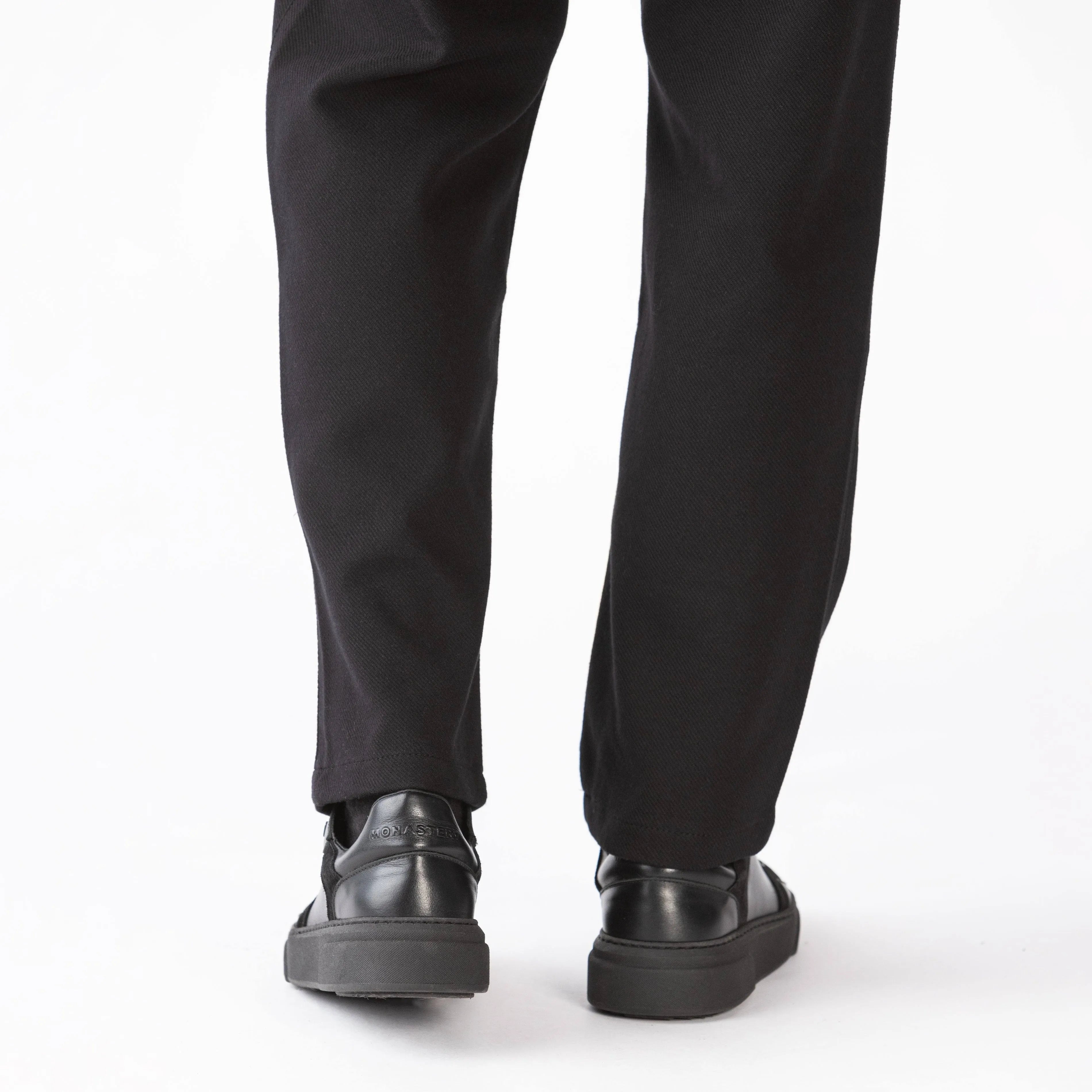 ZAPATOS GIORGIO NEGRO POSTERIOR - MONASTERY