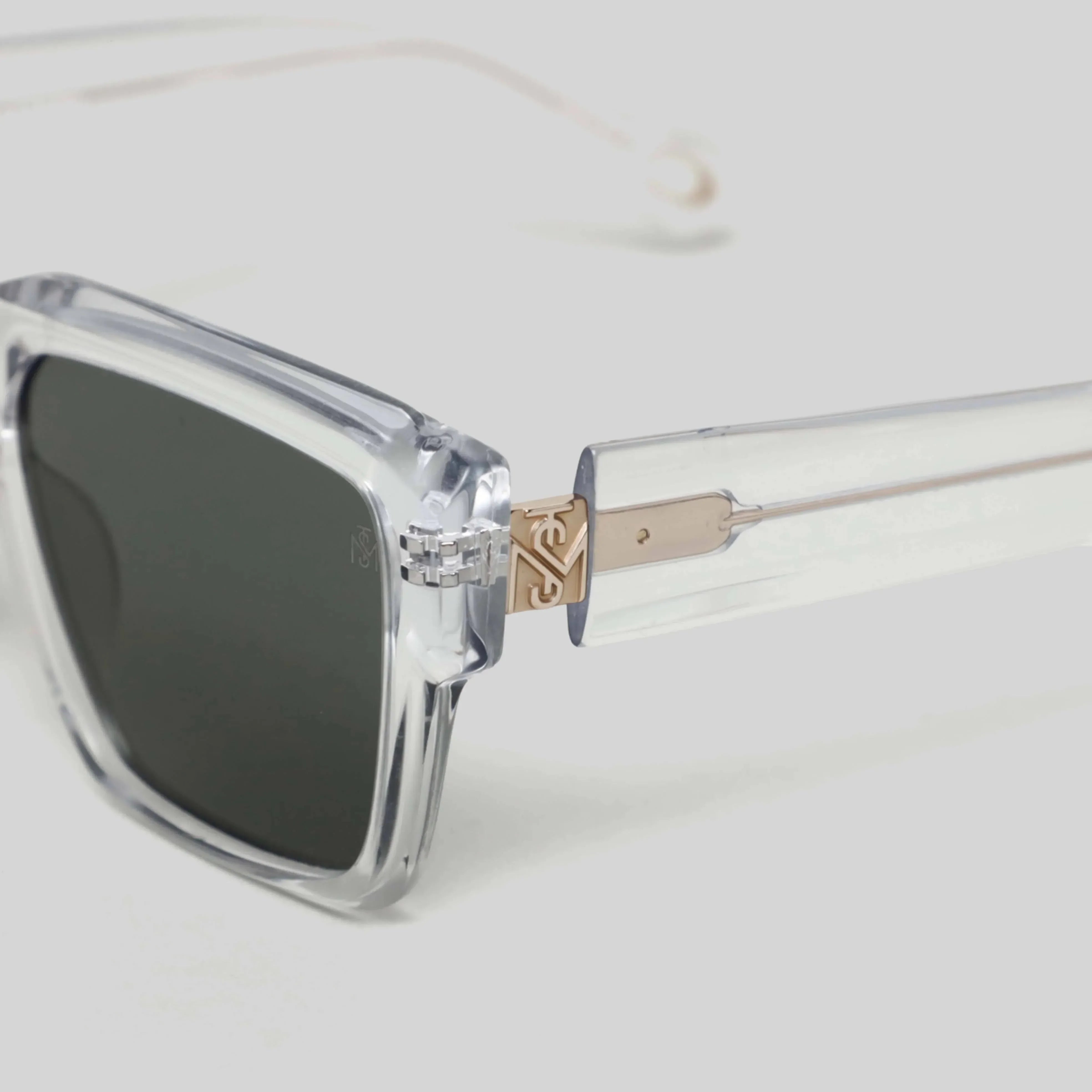 IREN SUNGLASSES SHINY GOLD TRANSPARENT - Monastery