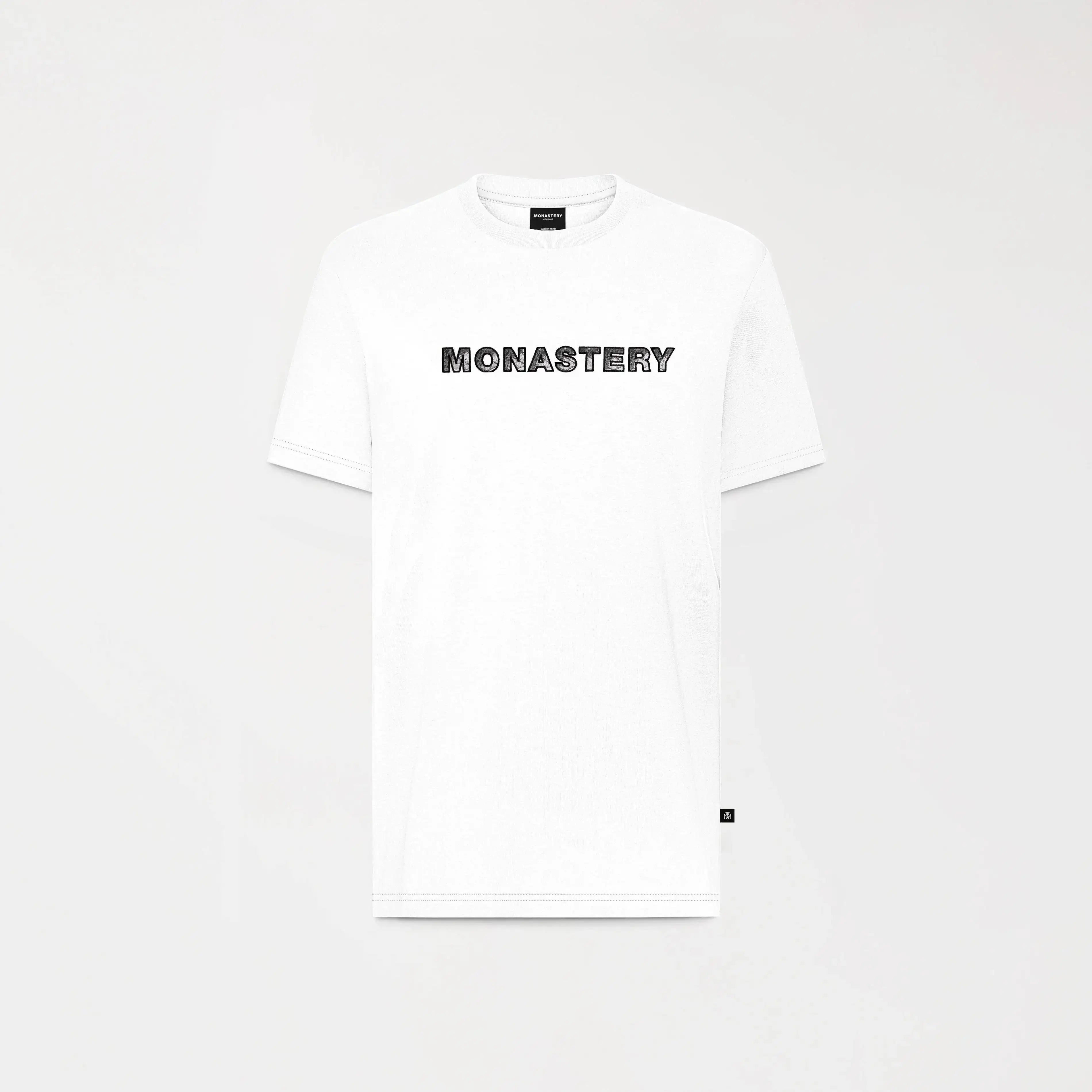 MARBRER T-SHIRT MEN WHITE - Monastery