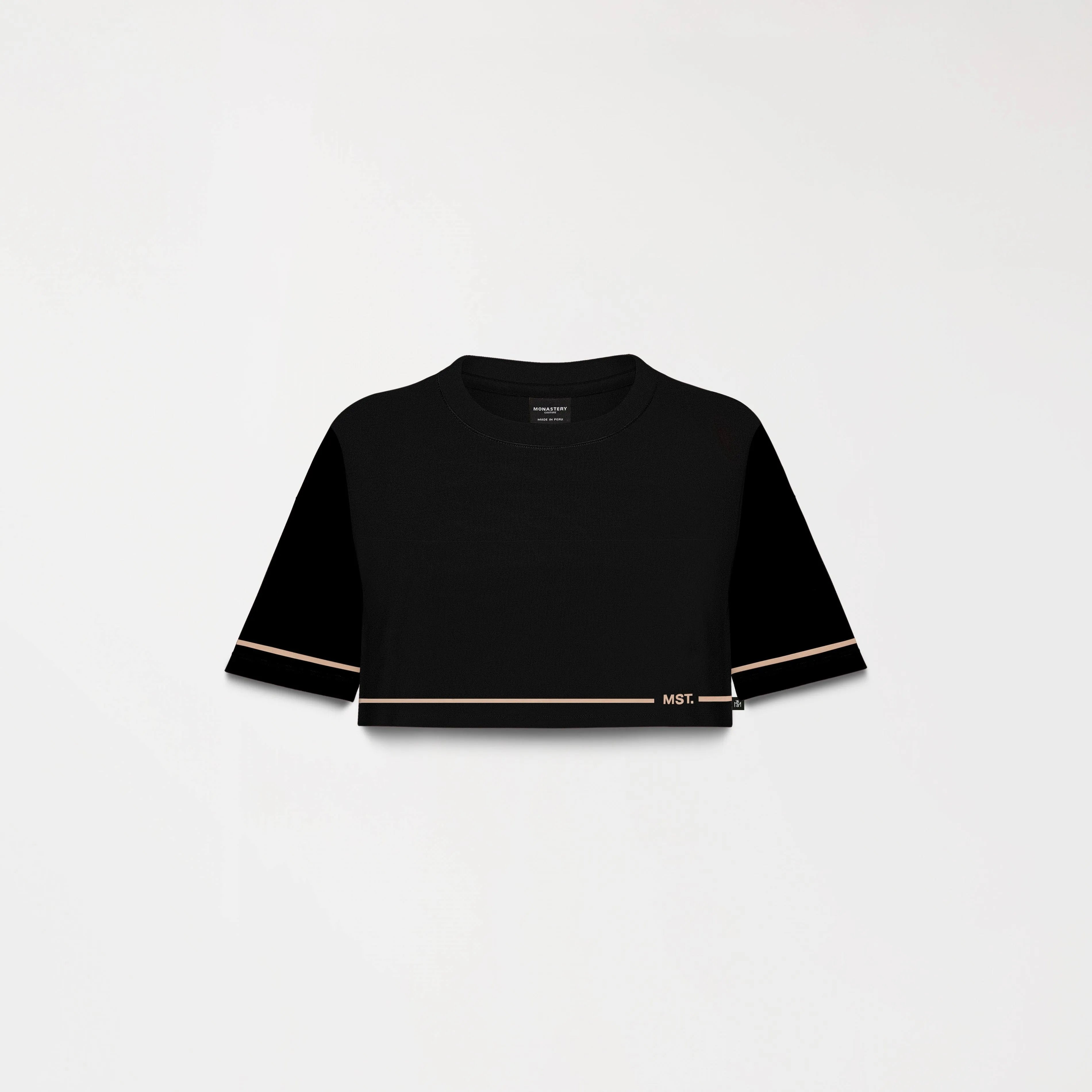TOP CORTO MELROSE NEGRO FRENTE - MONASTERY