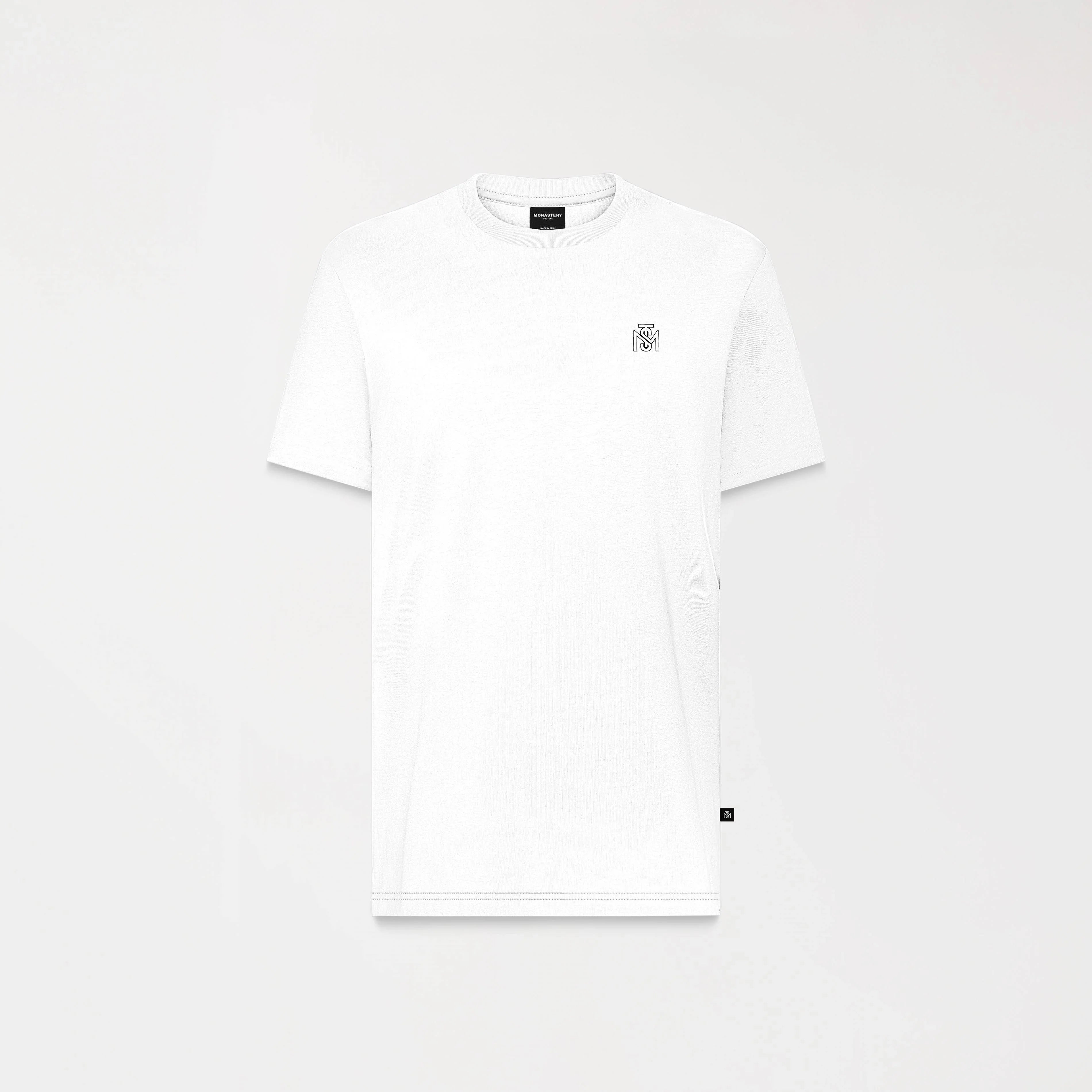 CAMISETA NINE BLANCA FRENTE - MONASTERY