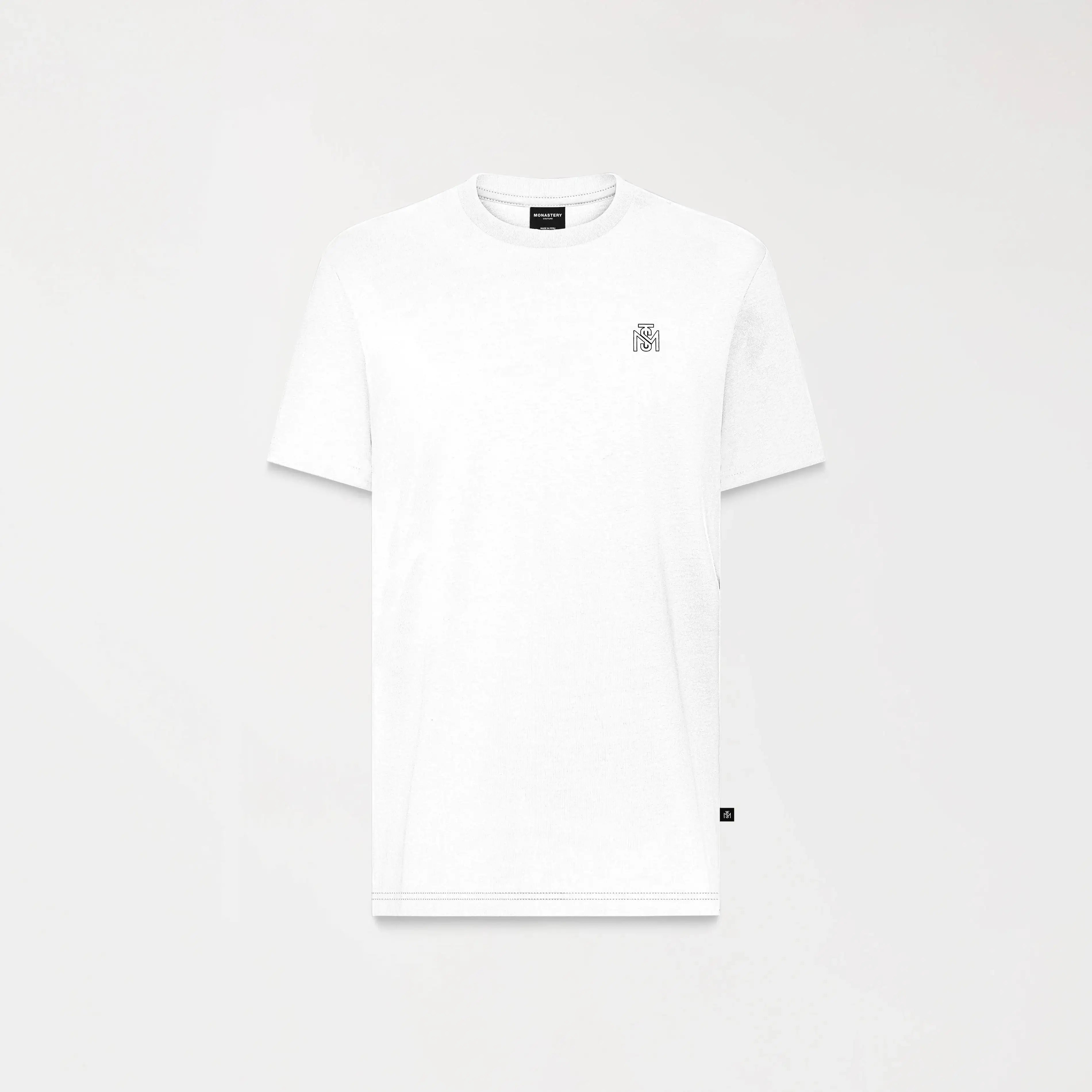 CAMISETA NINE BLANCA FRENTE - MONASTERY