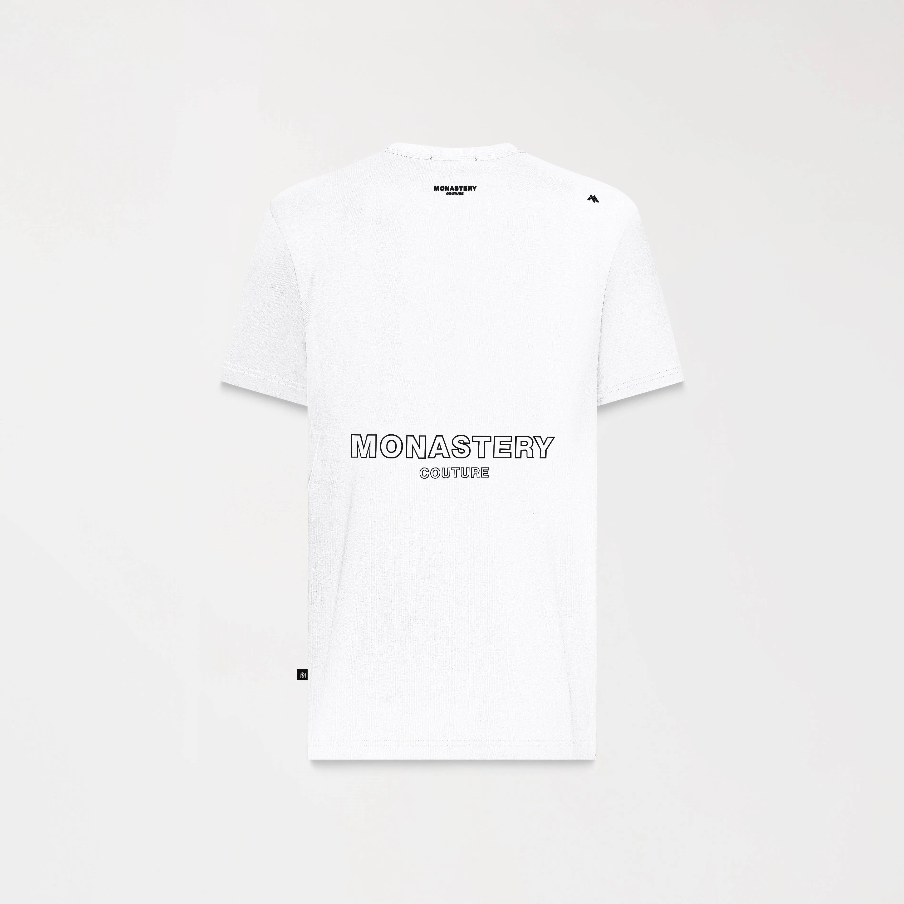 CAMISETA NINE BLANCA POSTERIOR - MONASTERY