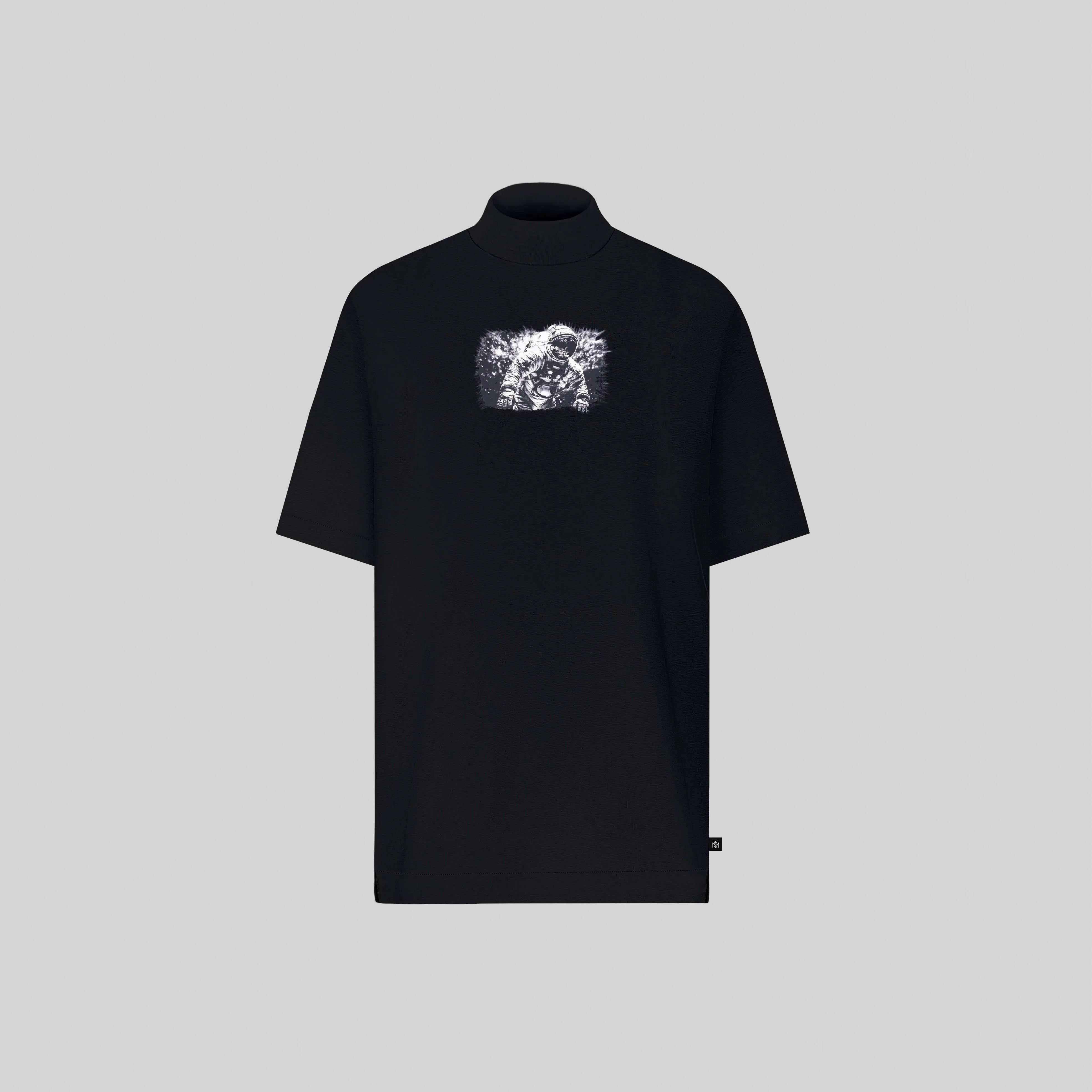 ROUGE T-SHIRT OVERSIZE BLACK - Monastery
