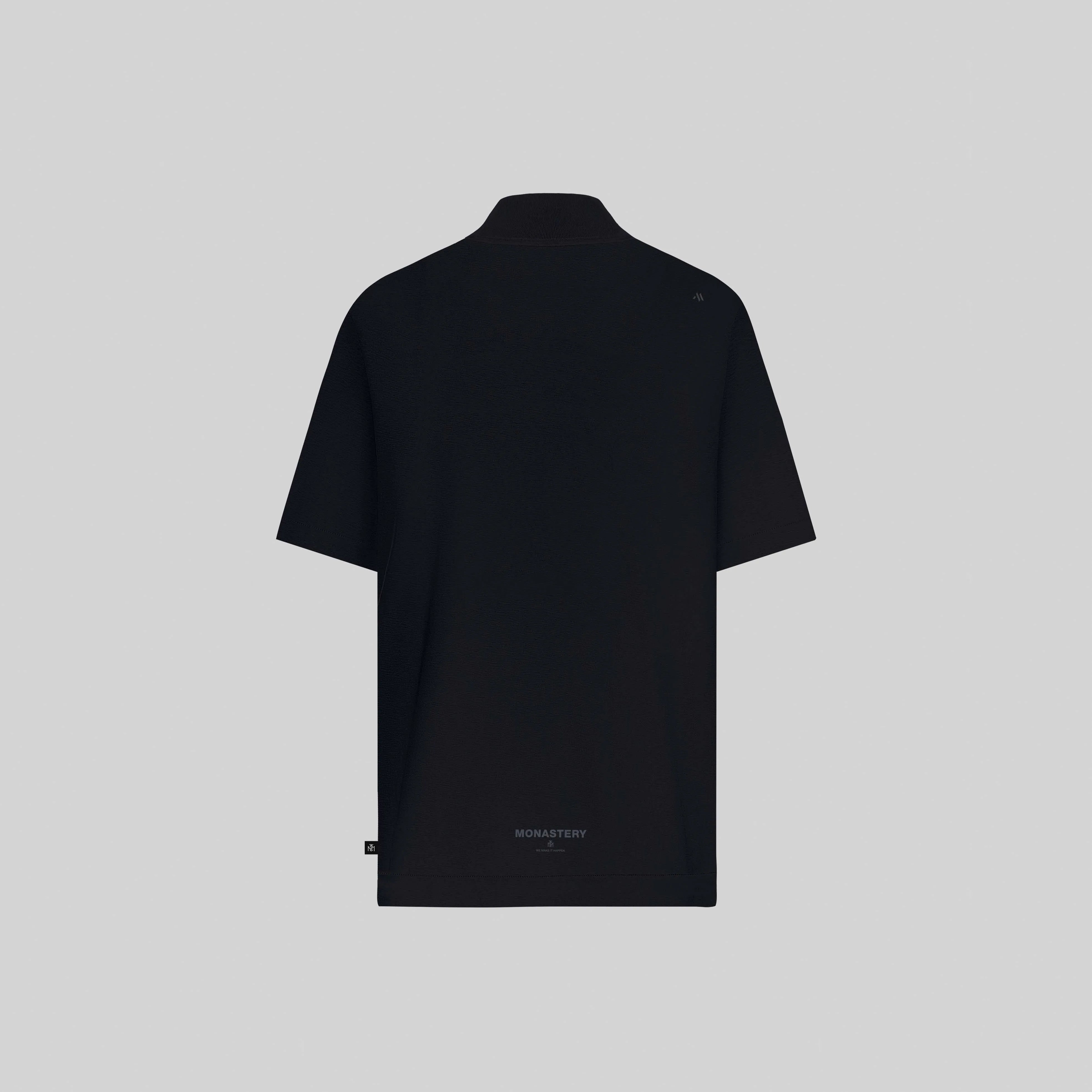 ROUGE T-SHIRT OVERSIZE BLACK - Monastery