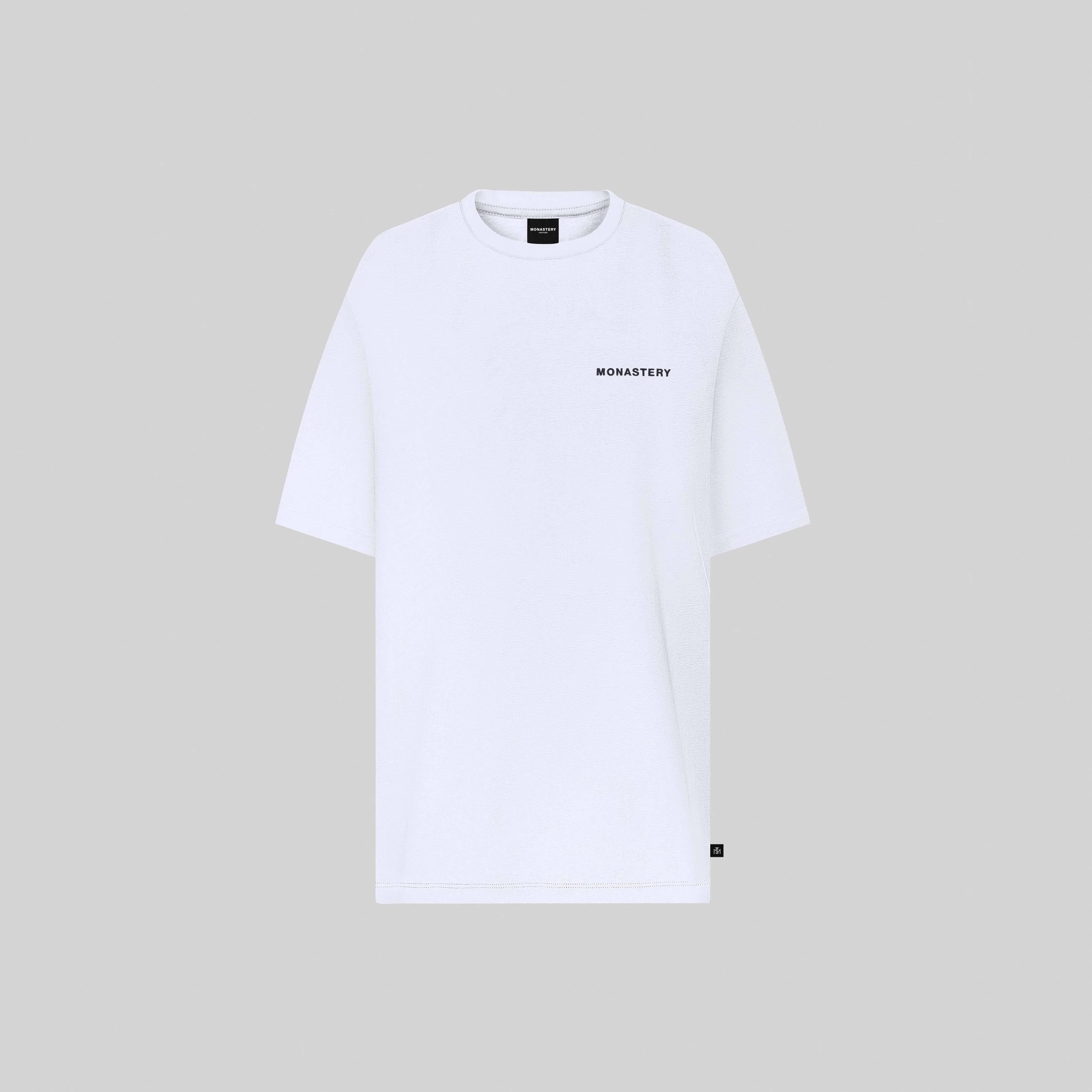 RUSTON T-SHIRT OVERSIZE WHITE - Monastery