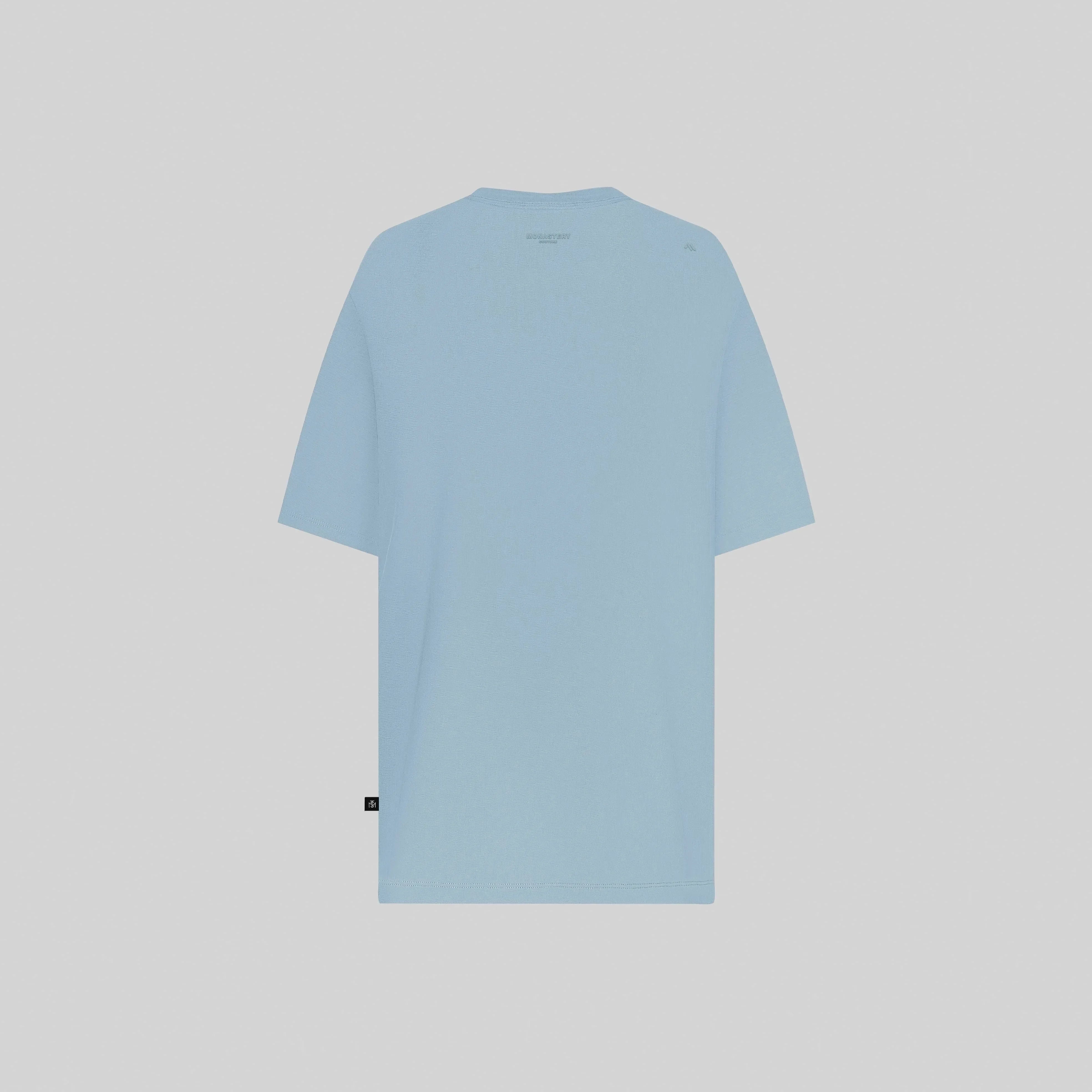 AQUILES BABY BLUE T-SHIRT OVERSIZE - Monastery