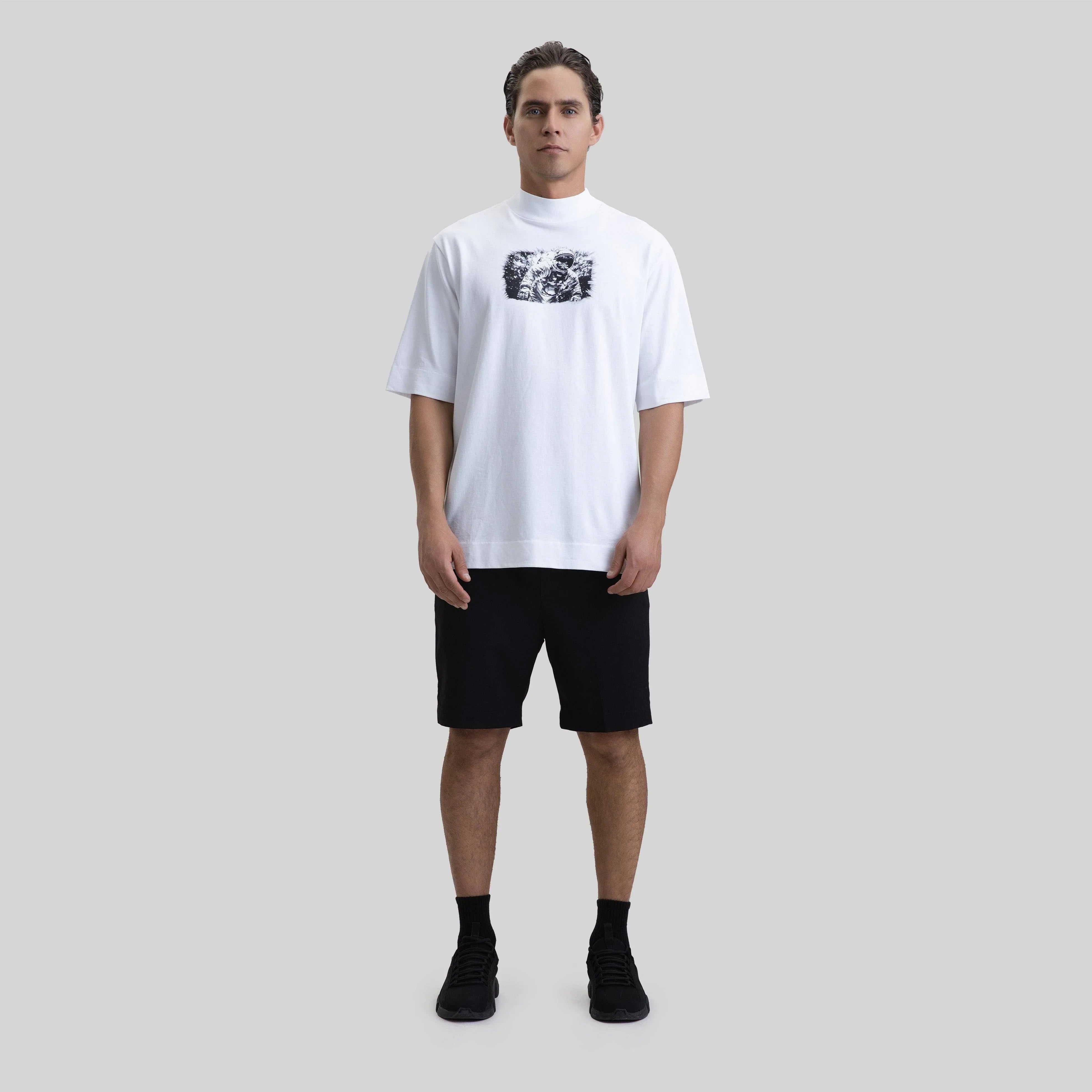 ROUGE T-SHIRT OVERSIZE WHITE - Monastery