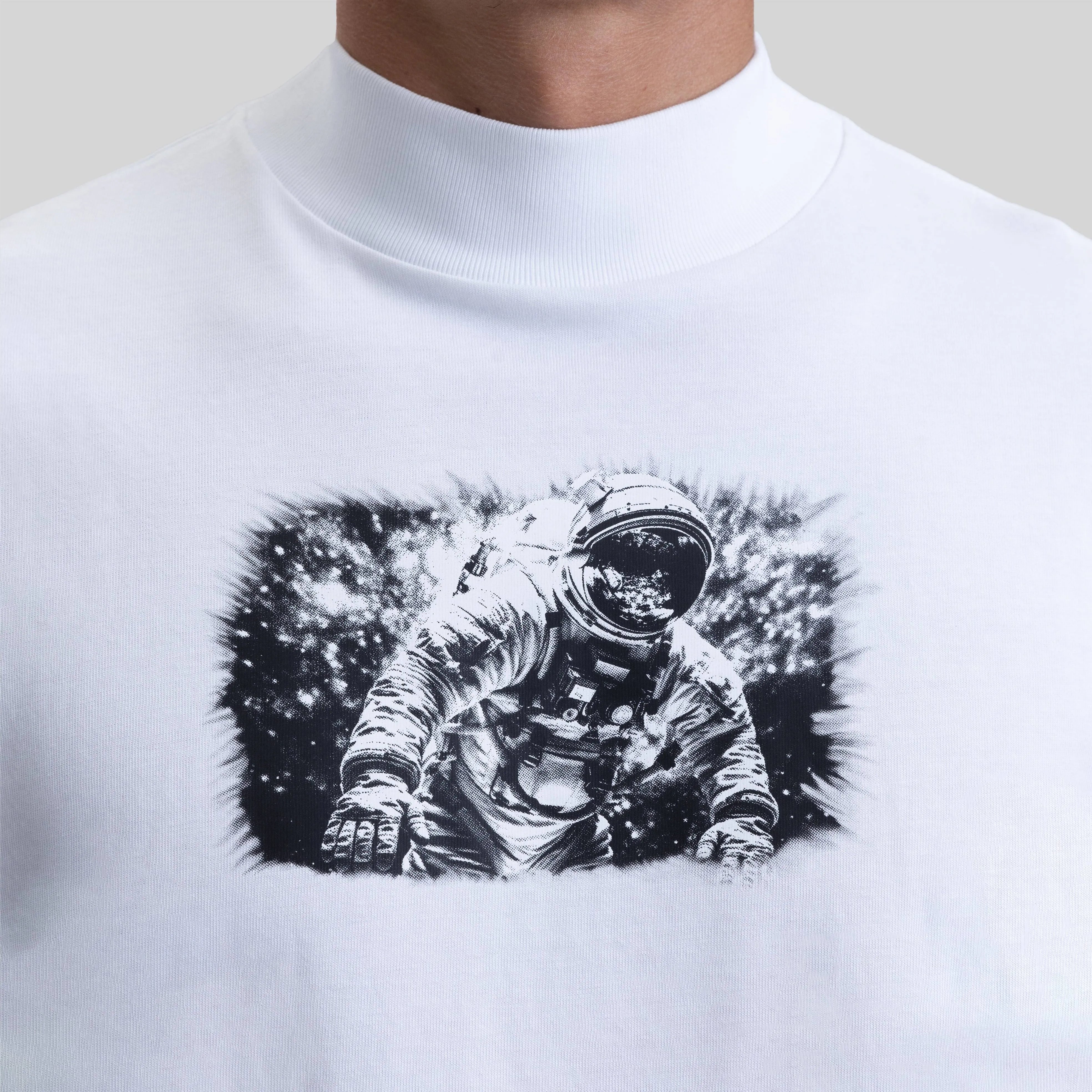 ROUGE T-SHIRT OVERSIZE WHITE - Monastery