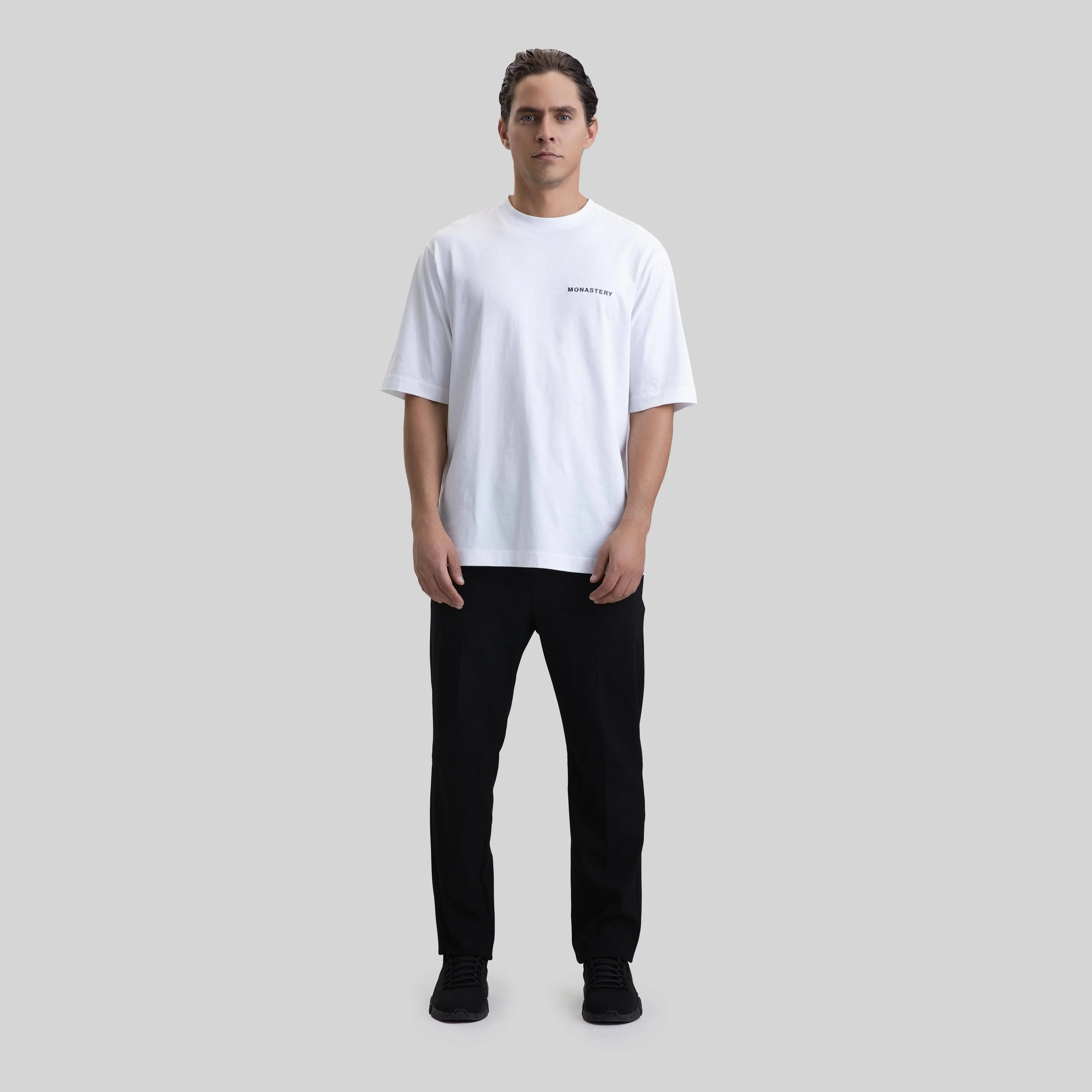 RUSTON T-SHIRT OVERSIZE WHITE - Monastery