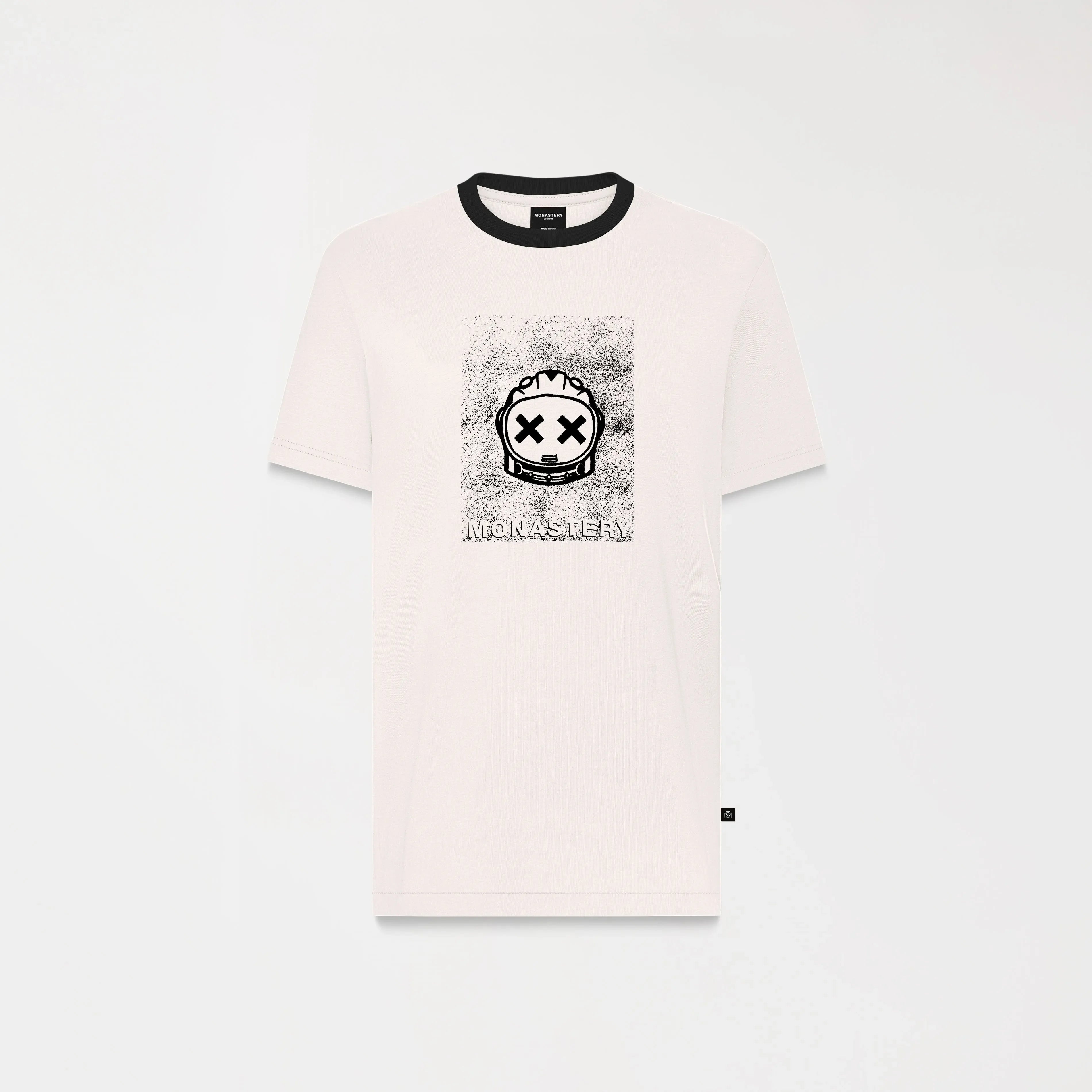 CAMISETA SIX BEIGE FRENTE - MONASTERY