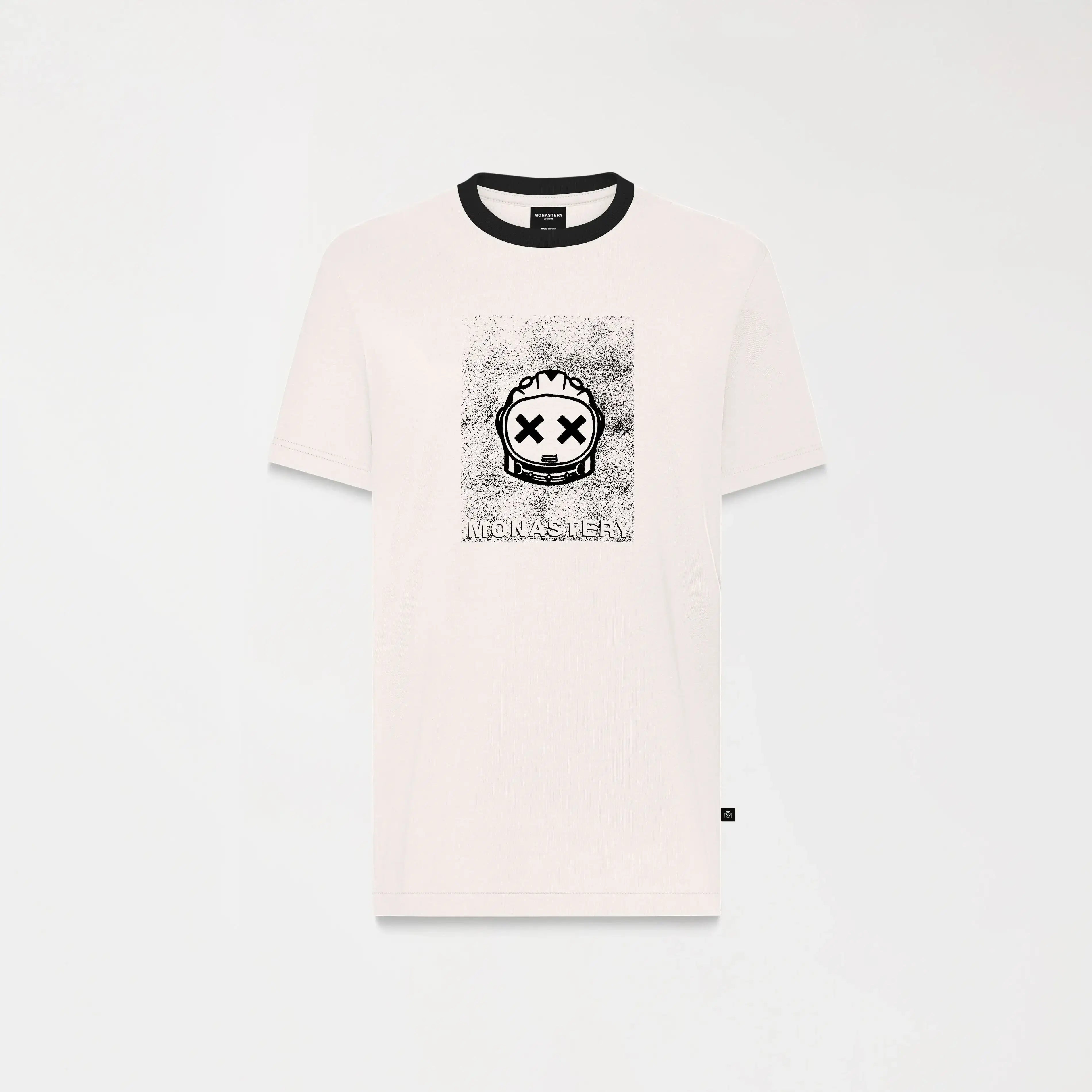 CAMISETA SIX BEIGE FRENTE - MONASTERY