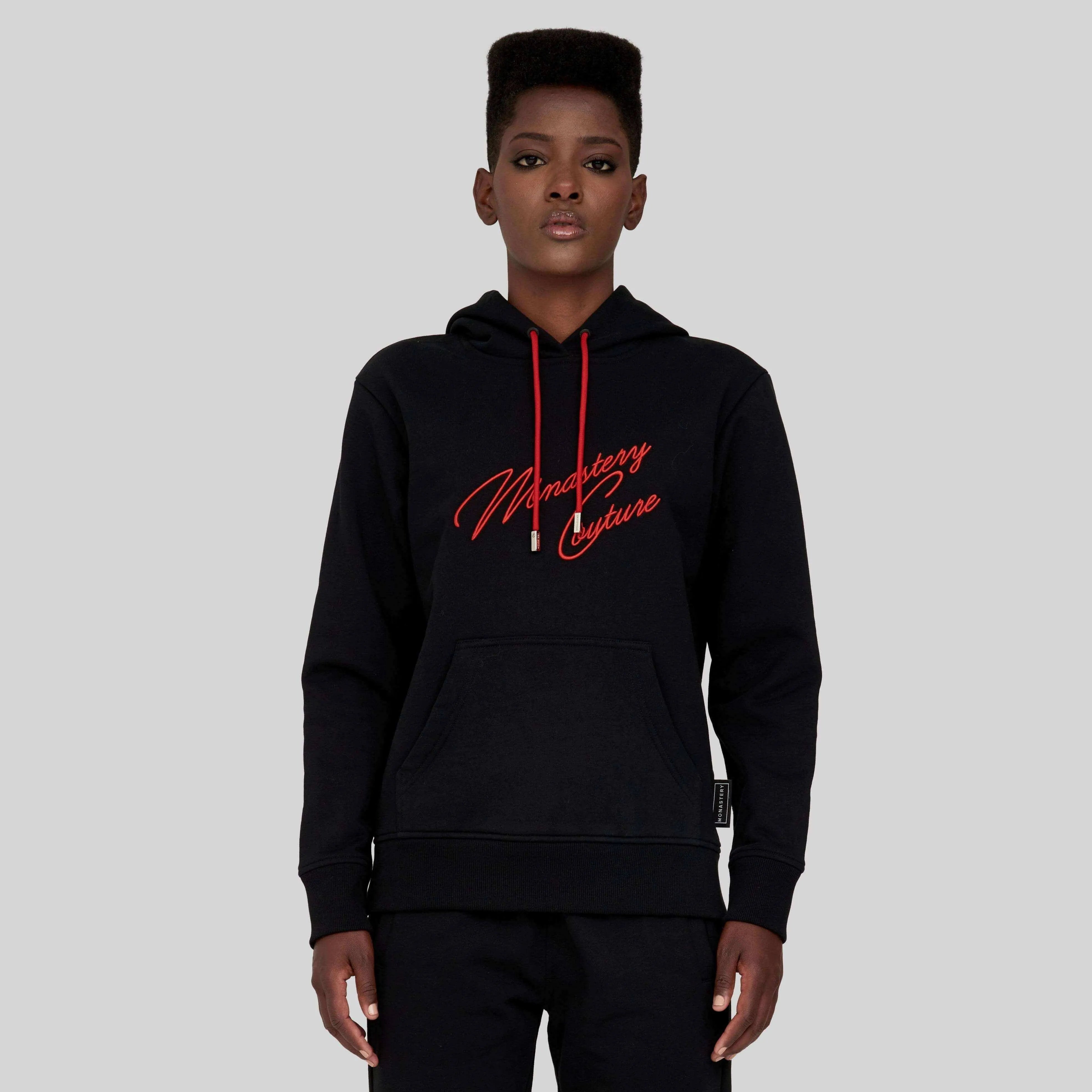 ANFISA BLACK HOODIE - Monastery