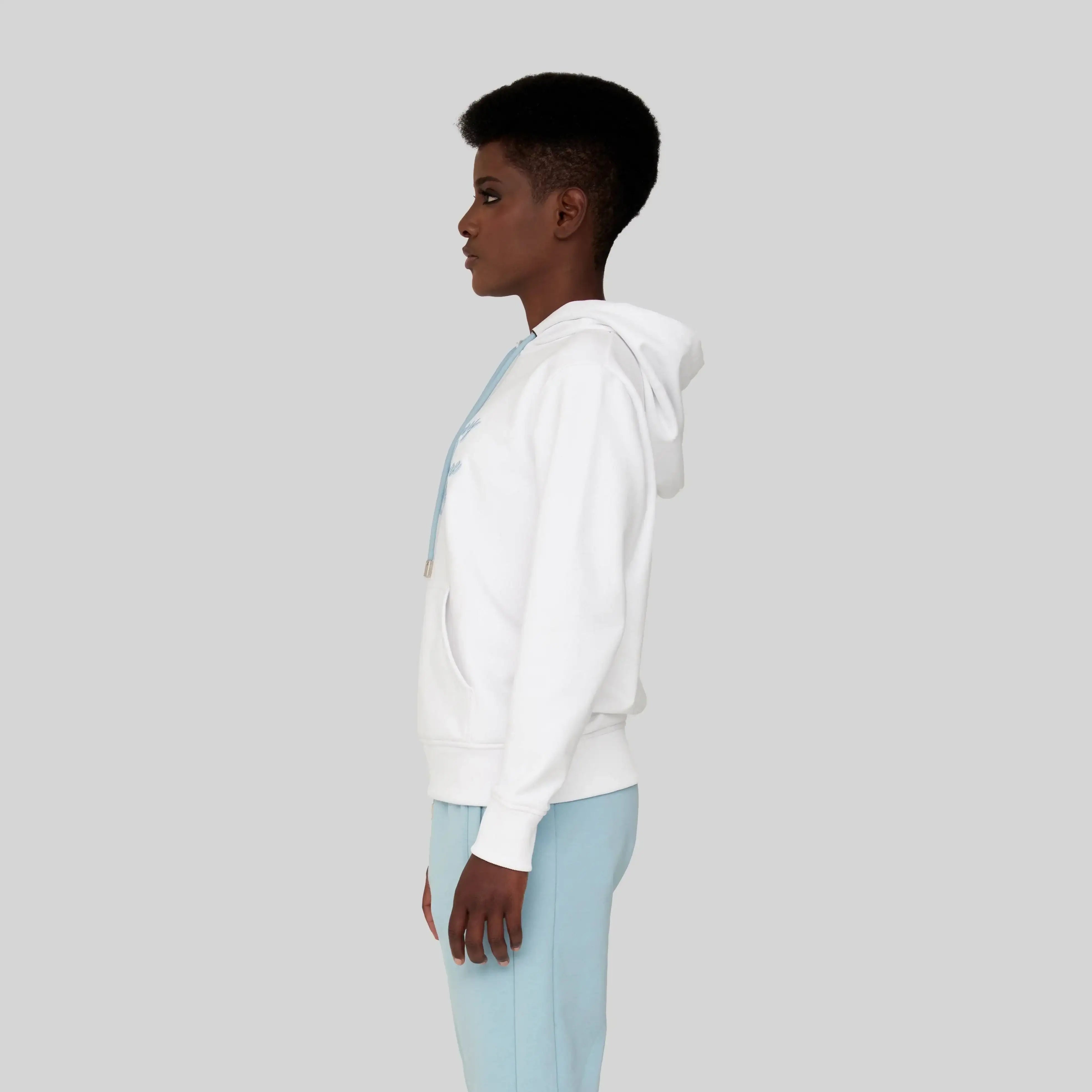 ANFISA WHITE HOODIE - Monastery