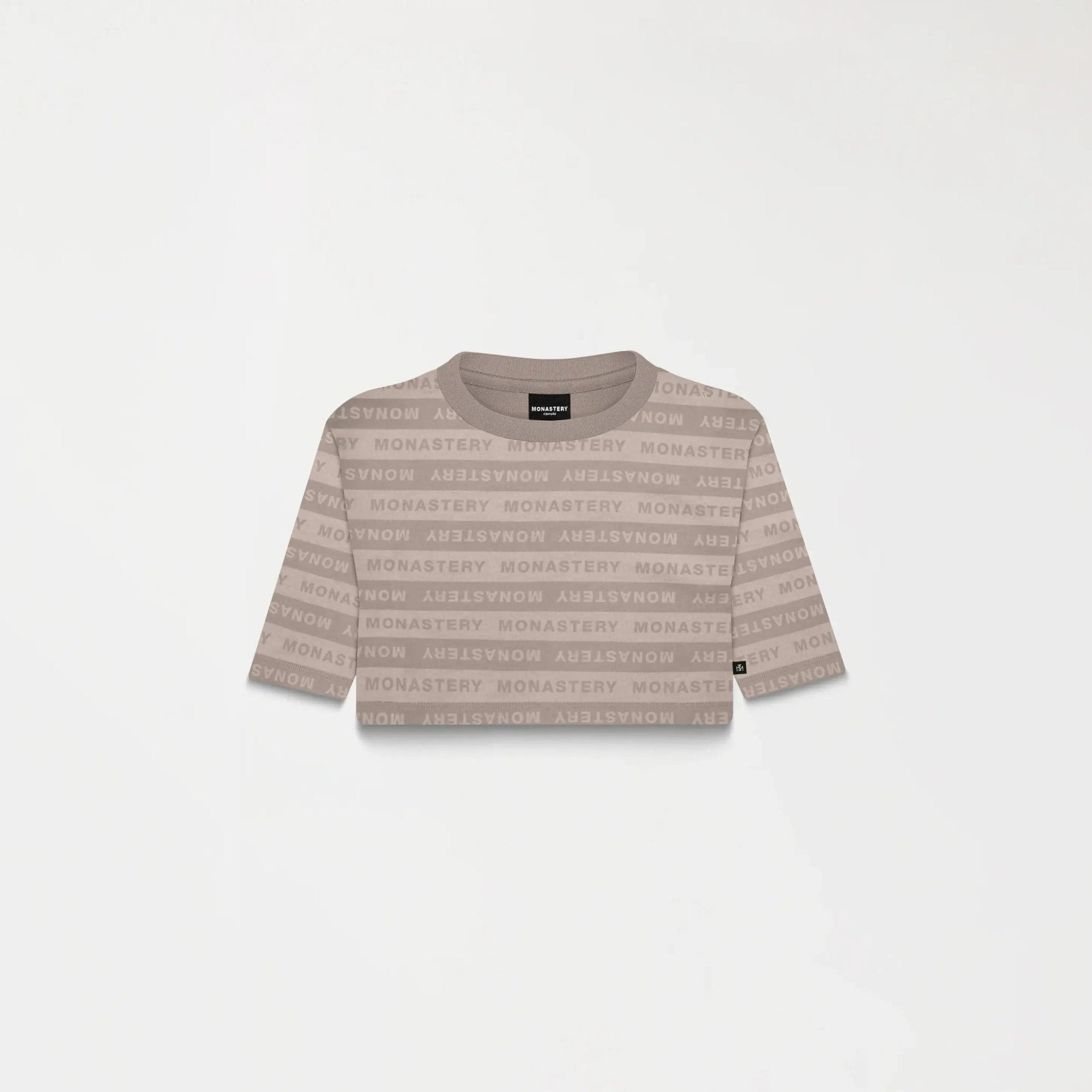 ASH CROP TOP WOMEN TAUPE GRAY - Monastery | Tienda Oficial Colombia