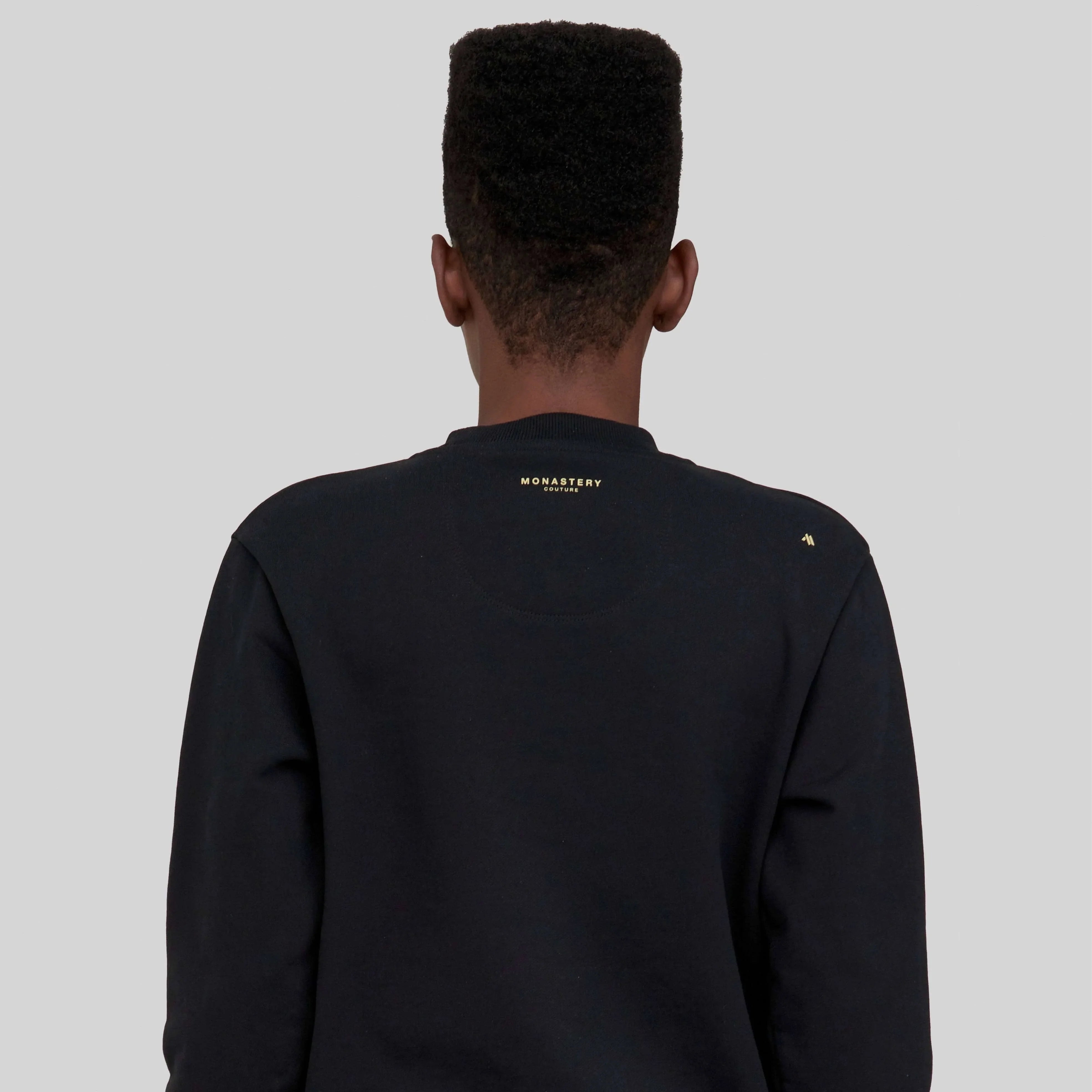 ASINE BLACK SWEATSHIRTS - Monastery