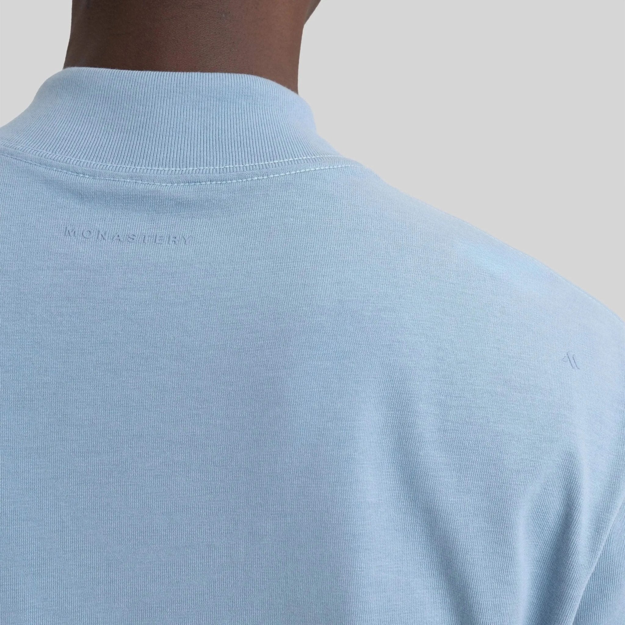 BARCHETTA T-SHIRT OVERSIZE FADED DENIM - Monastery | Tienda Oficial Colombia
