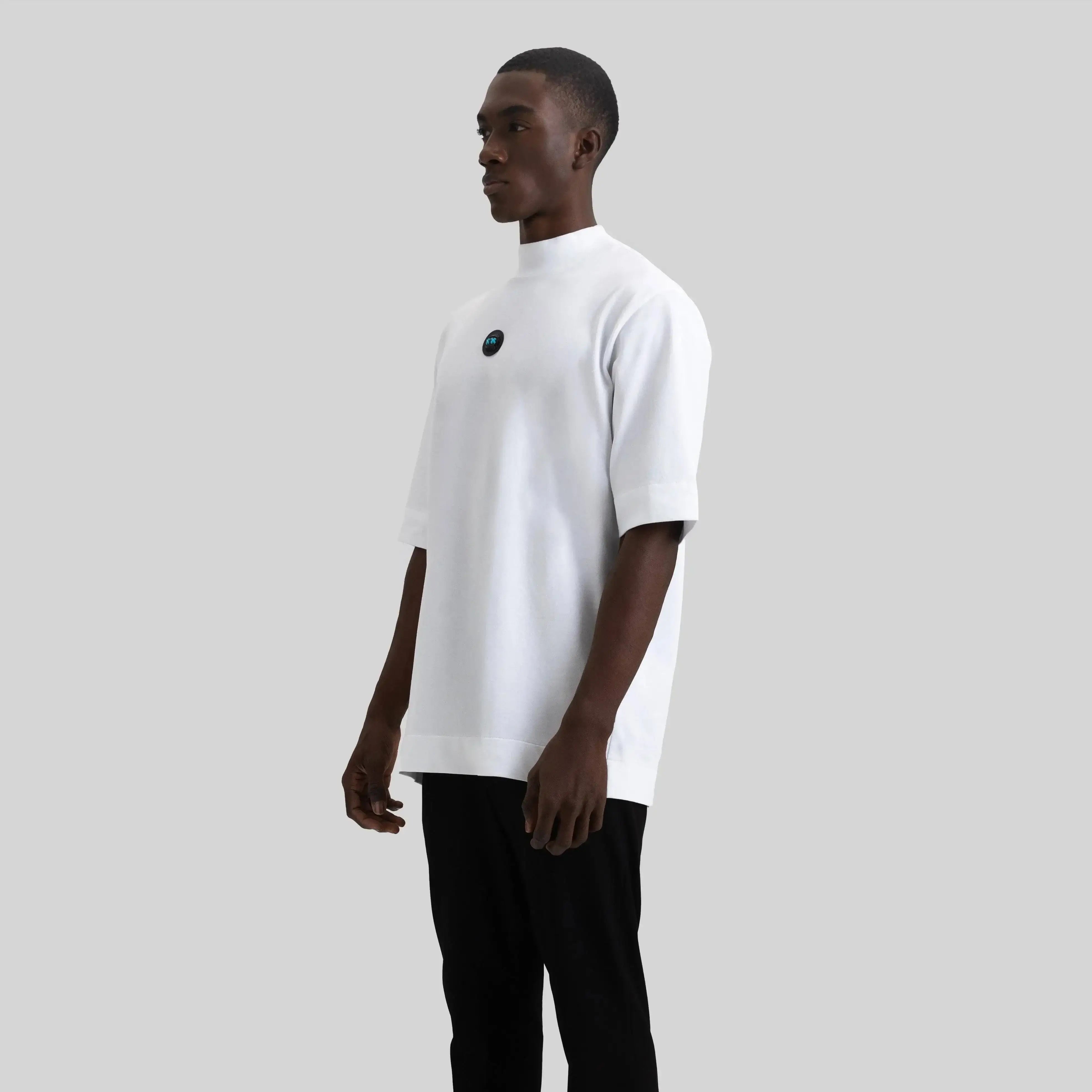 BARCHETTA T-SHIRT OVERSIZED WHITE - Monastery | Tienda Oficial Colombia