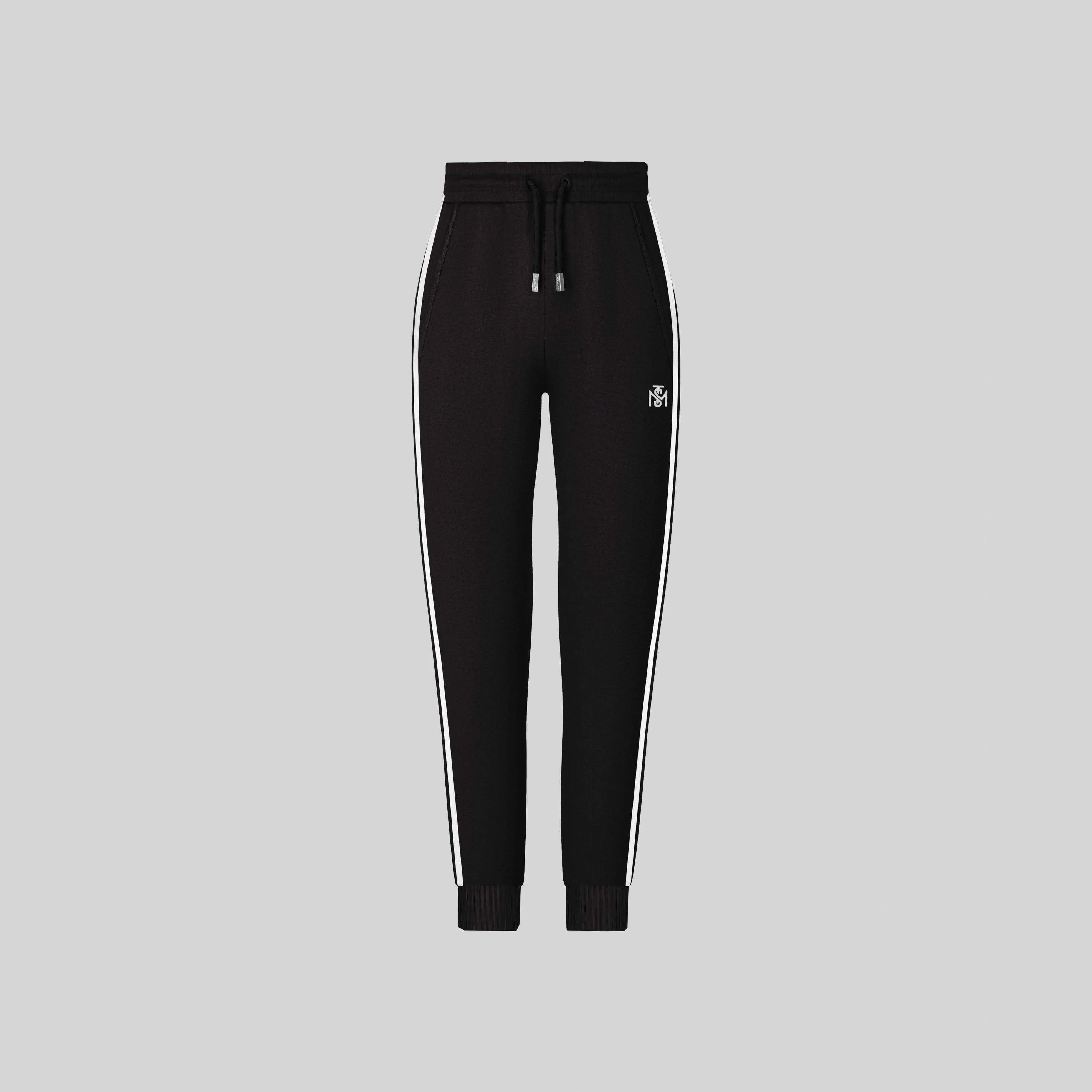 BERENICES BLACK SPORT TROUSERS - Monastery