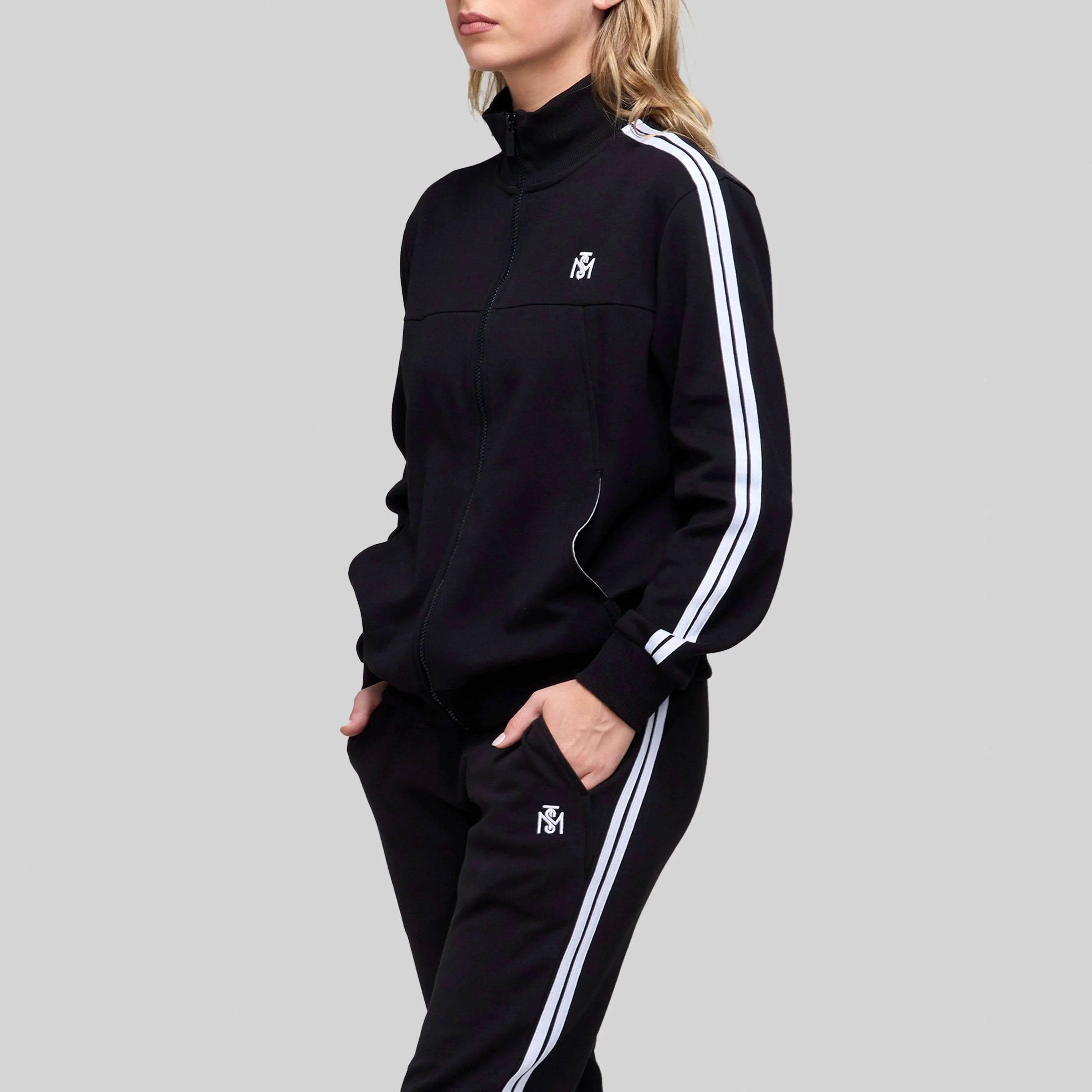 BERENICES BLACK SPORT TROUSERS - Monastery