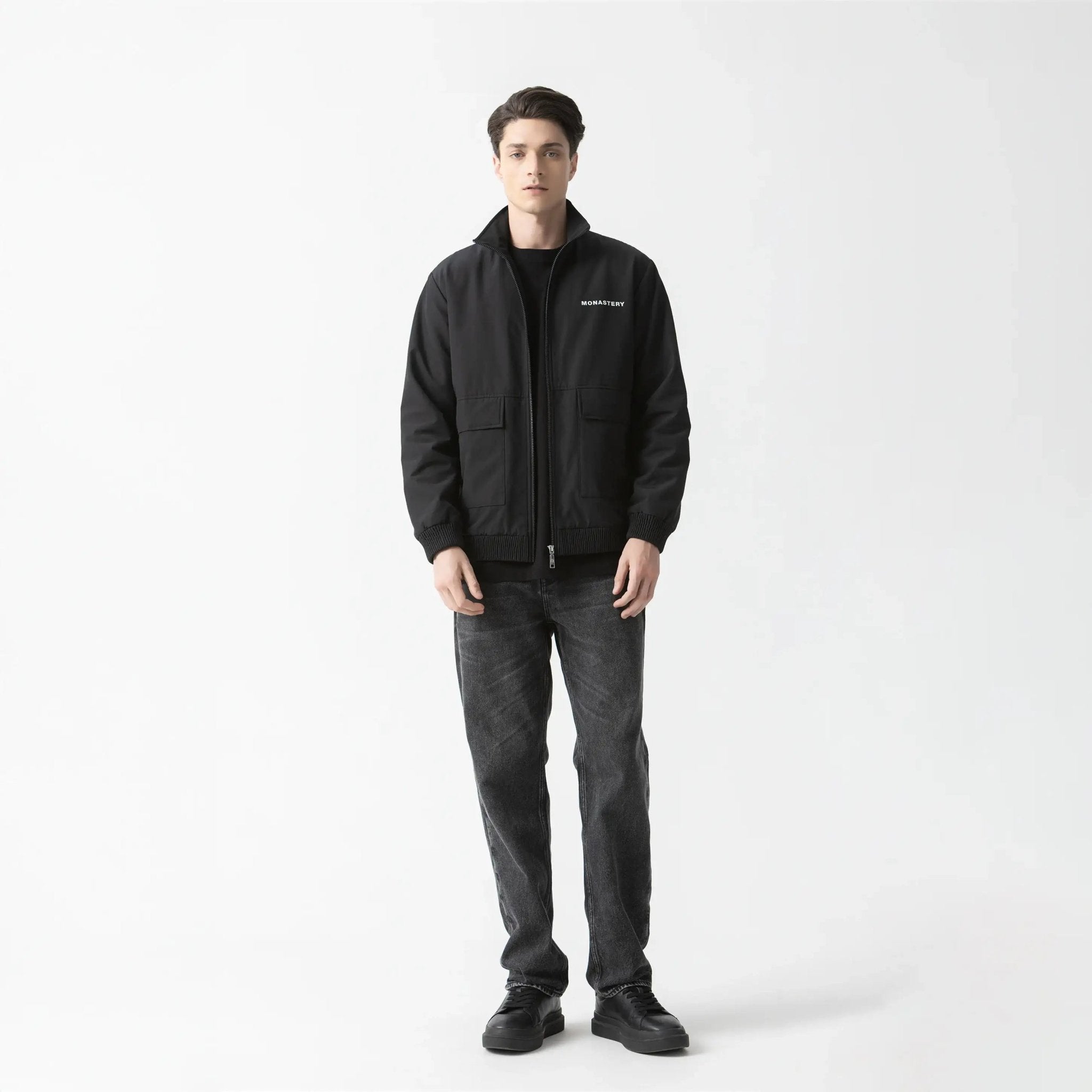 BOISE WINDBREAKER JACKET MEN BLACK - Monastery | Tienda Oficial Colombia