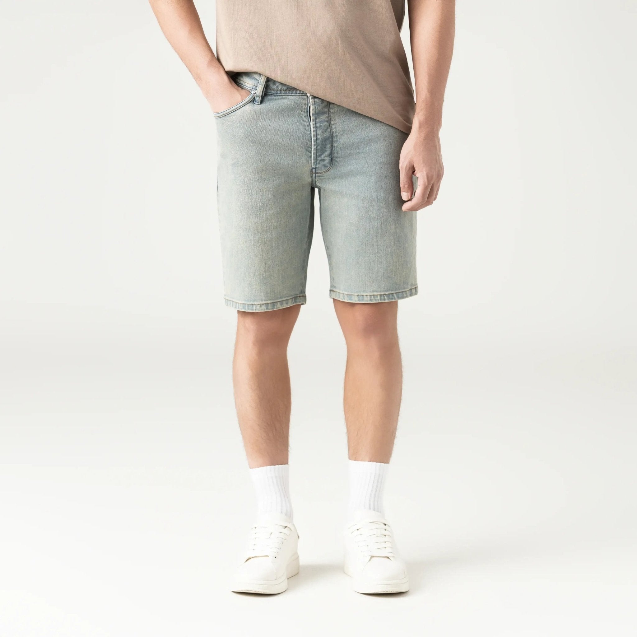 BOOMER DENIM SHORT MEN BLUE DENIM - Monastery | Tienda Oficial Colombia