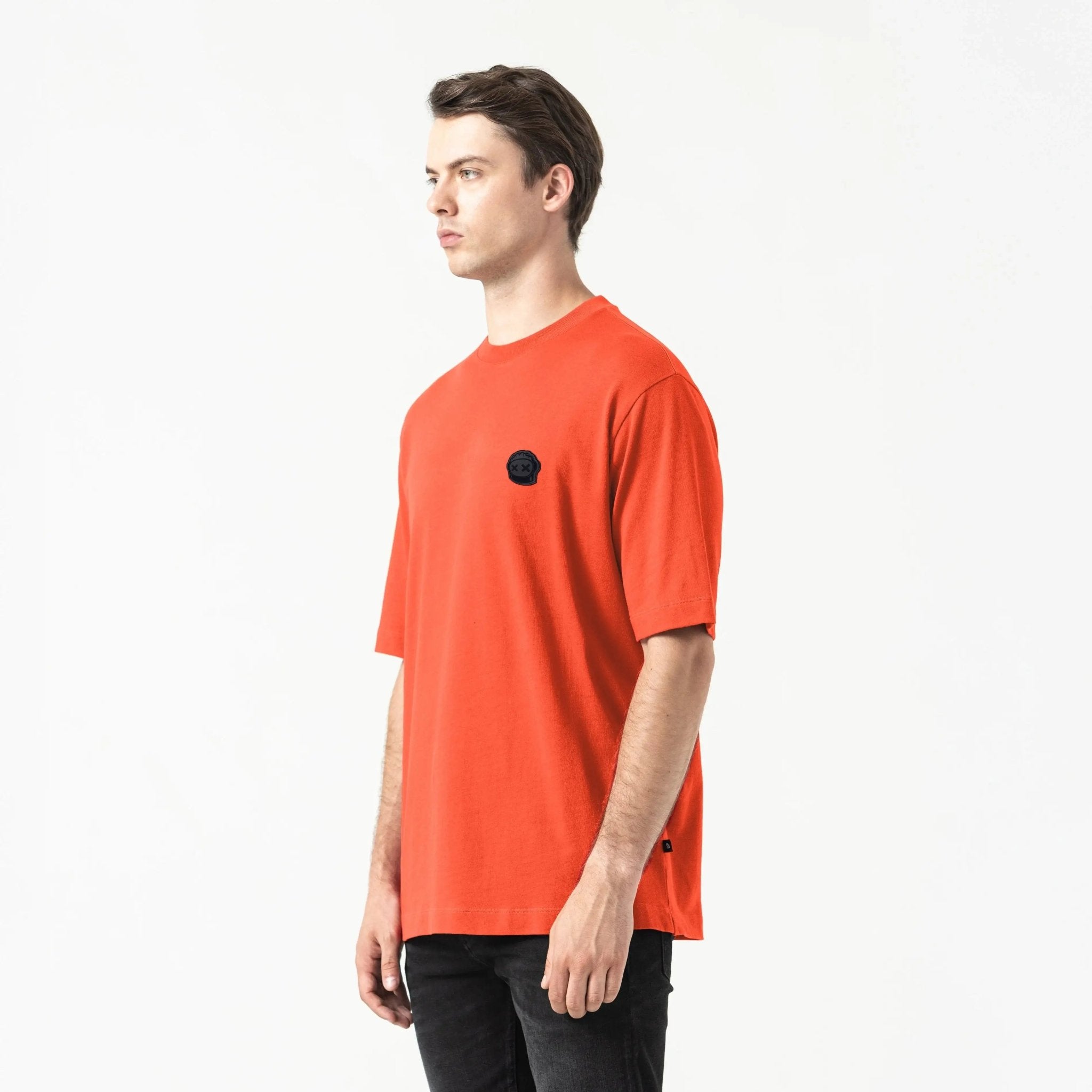 FLEXA T - SHIRT OVERSIZED MEN RED L/G - Monastery | Tienda Oficial Colombia