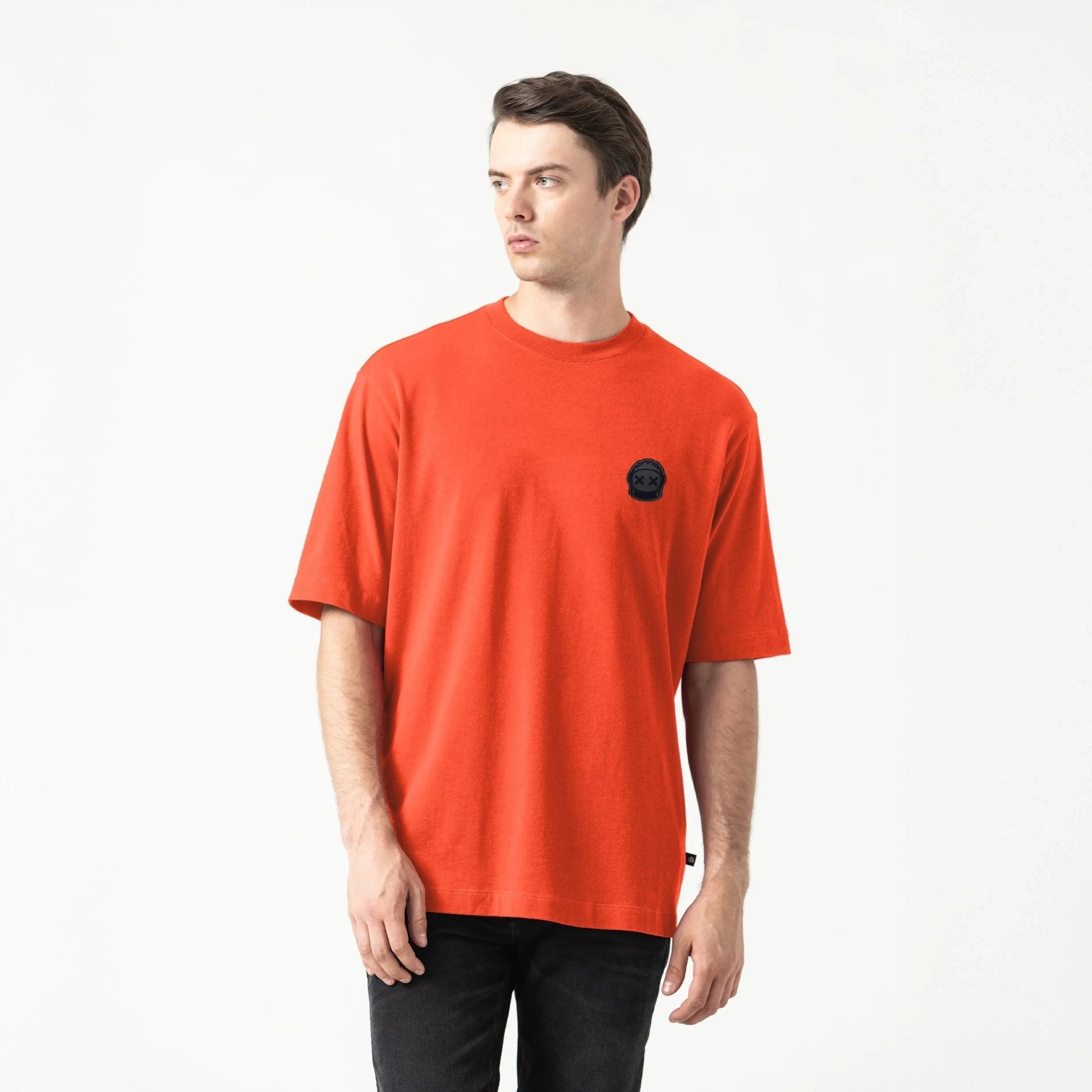 FLEXA T - SHIRT OVERSIZED MEN RED L/G - Monastery | Tienda Oficial Colombia