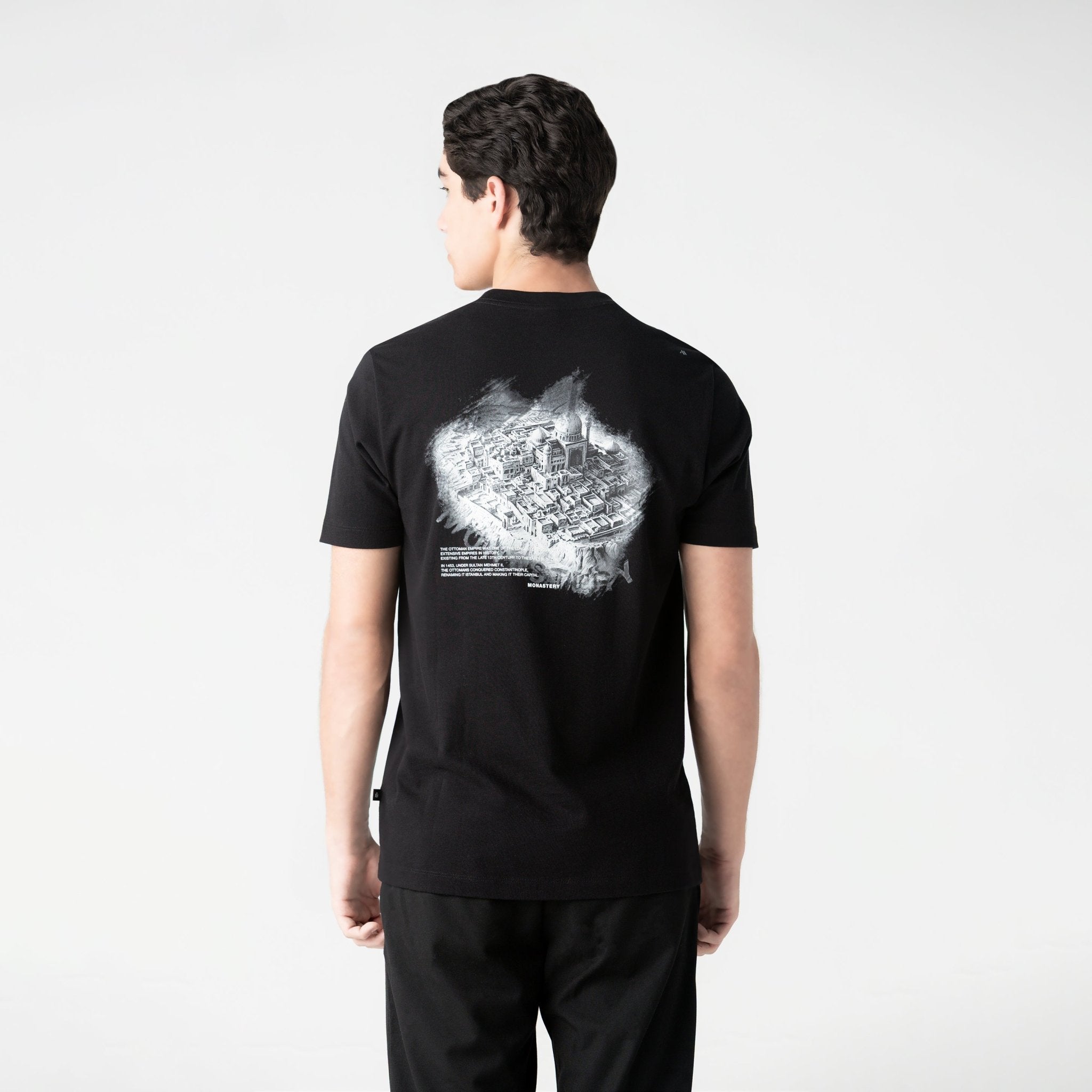 HADRIAN T - SHIRT MEN BLACK - Monastery | Tienda Oficial Colombia