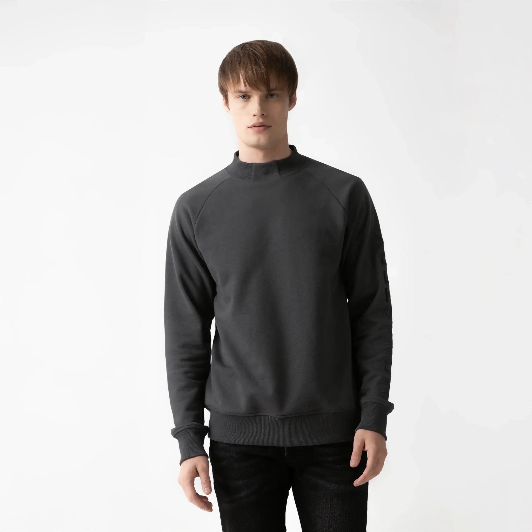 INVERNESS SWEATSHIRT MEN BLACK OYSTER - Monastery | Tienda Oficial Colombia