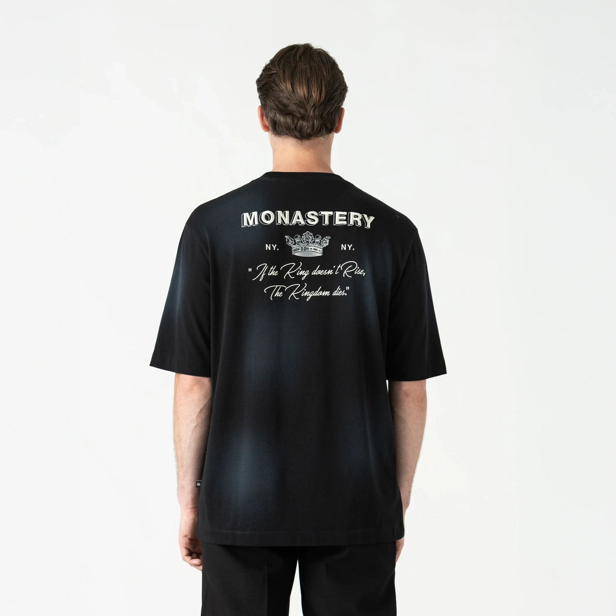LOAN T - SHIRT OVERSIZED MEN BLACK - Monastery | Tienda Oficial Colombia