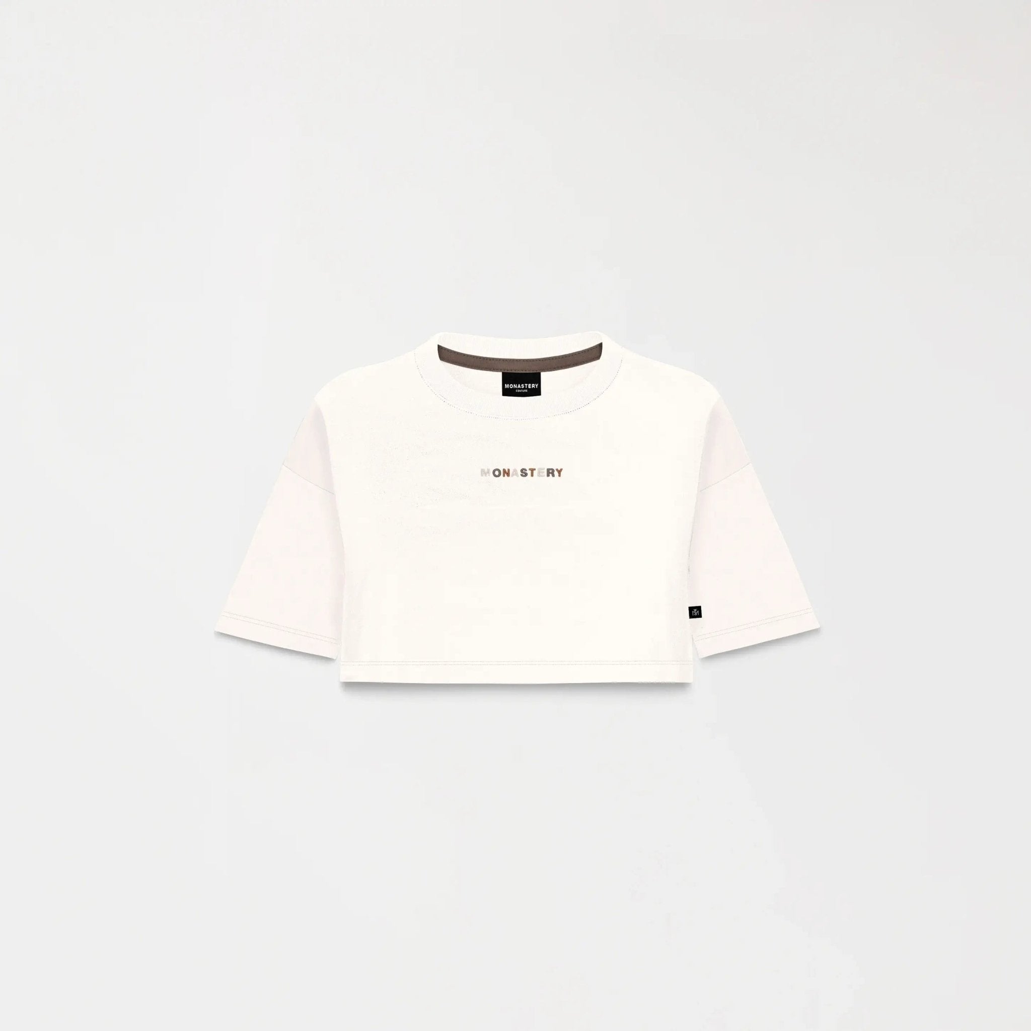 MED CROP TOP WOMEN WHITE ASPARAGUS - Monastery | Tienda Oficial Colombia