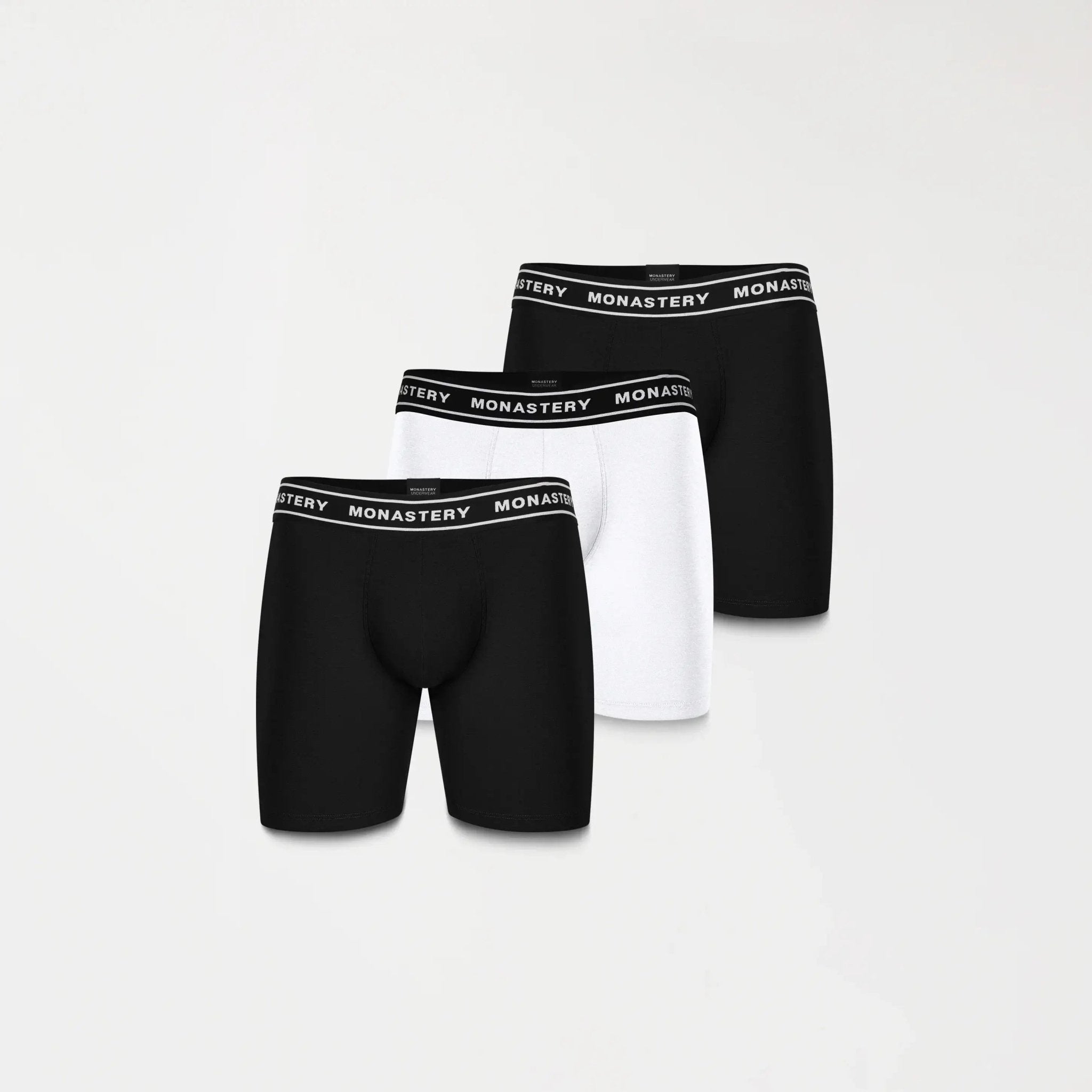 MISTRAL PACK BÓXER MEN BLACK - WHITE - BLACK - Monastery | Tienda Oficial Colombia
