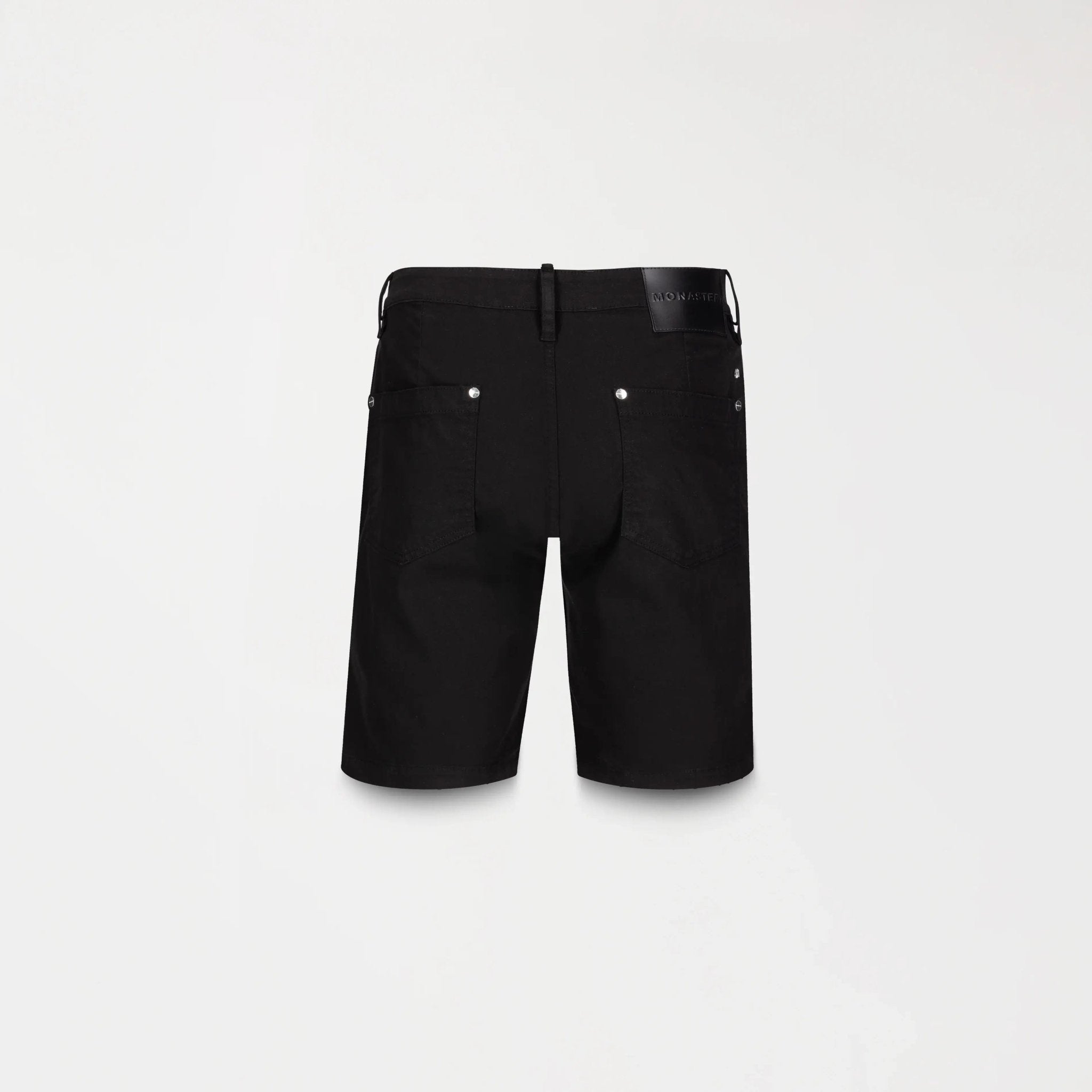 RAJ 2 DENIM SHORT MEN BLACK - Monastery | Tienda Oficial Colombia