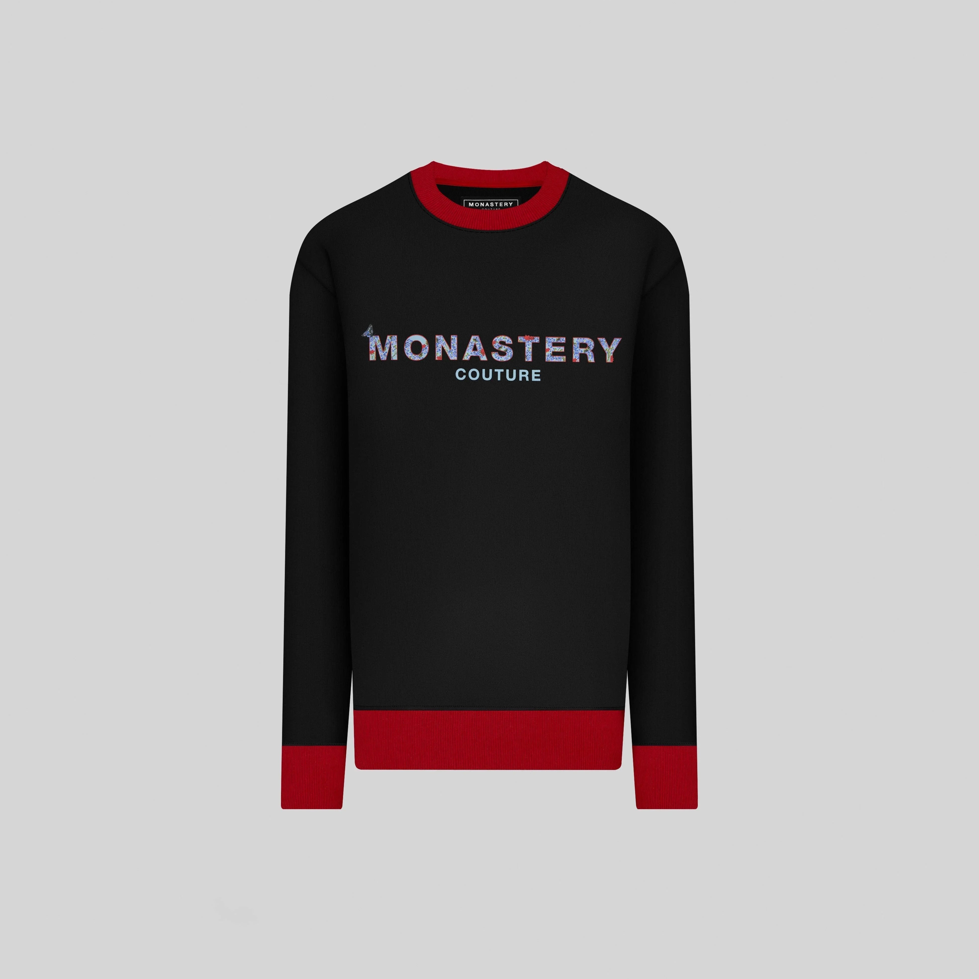 ROXANA BLACK SWEATSHIRTS - Monastery