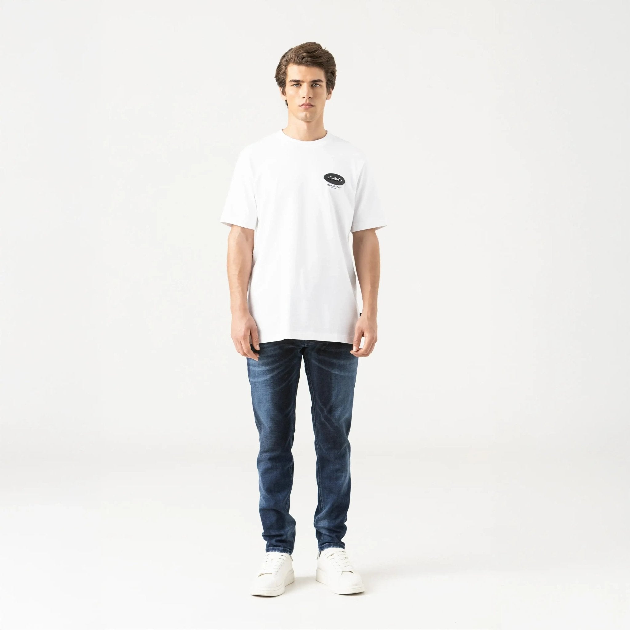 STALLION T - SHIRT MEN WHITE - Monastery | Tienda Oficial Colombia
